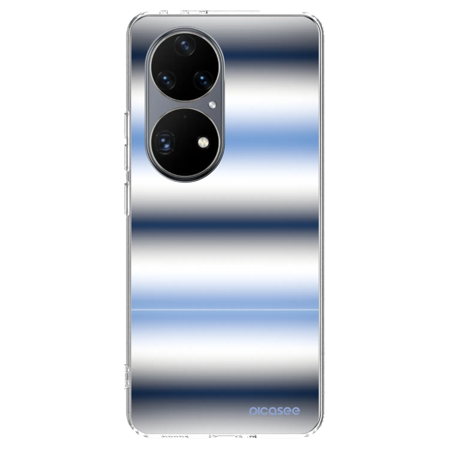 Picasee silikonowe przeźroczyste etui na Huawei P50 - Static Lines