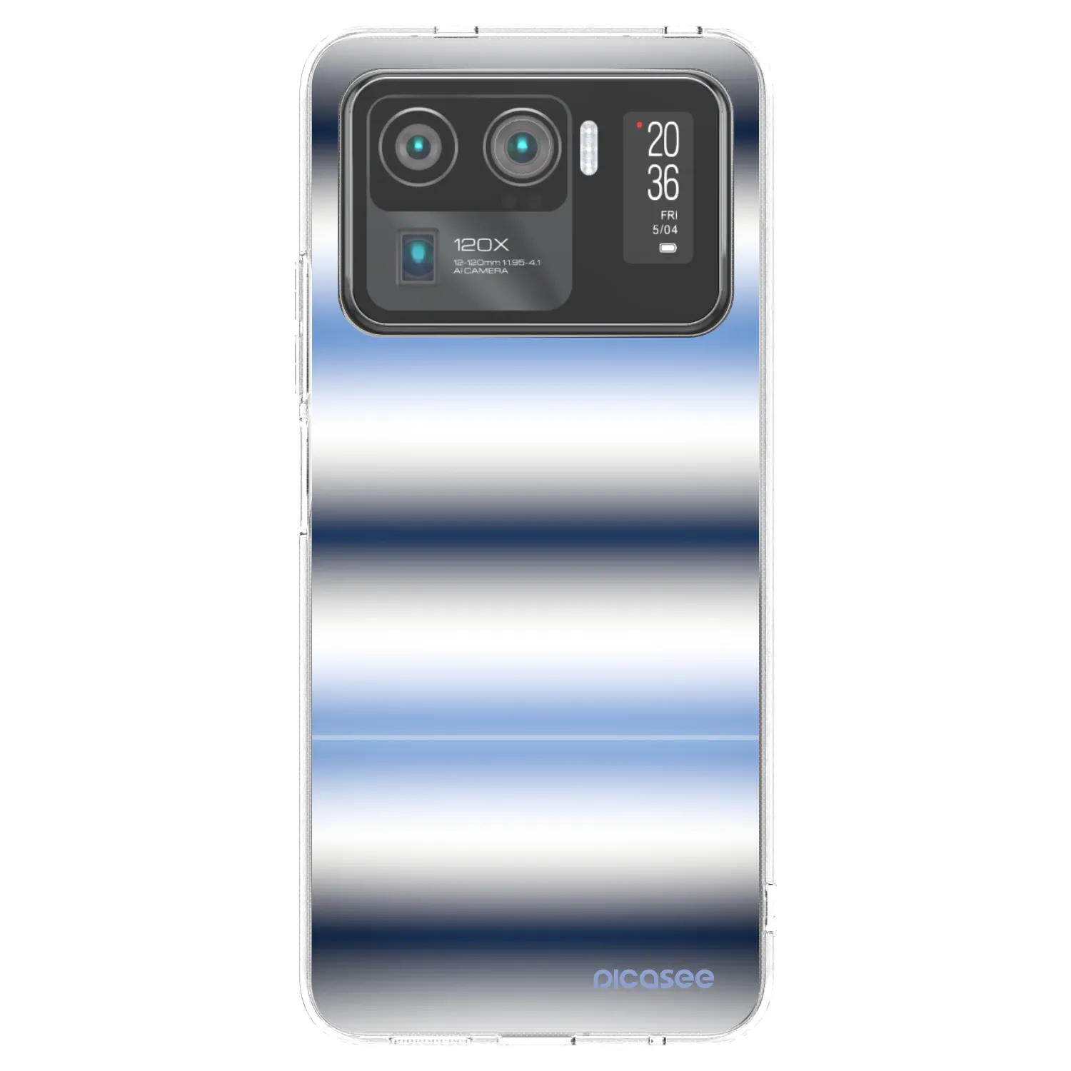 Picasee silikonowe przeźroczyste etui na Xiaomi Mi 11 Ultra - Static Lines