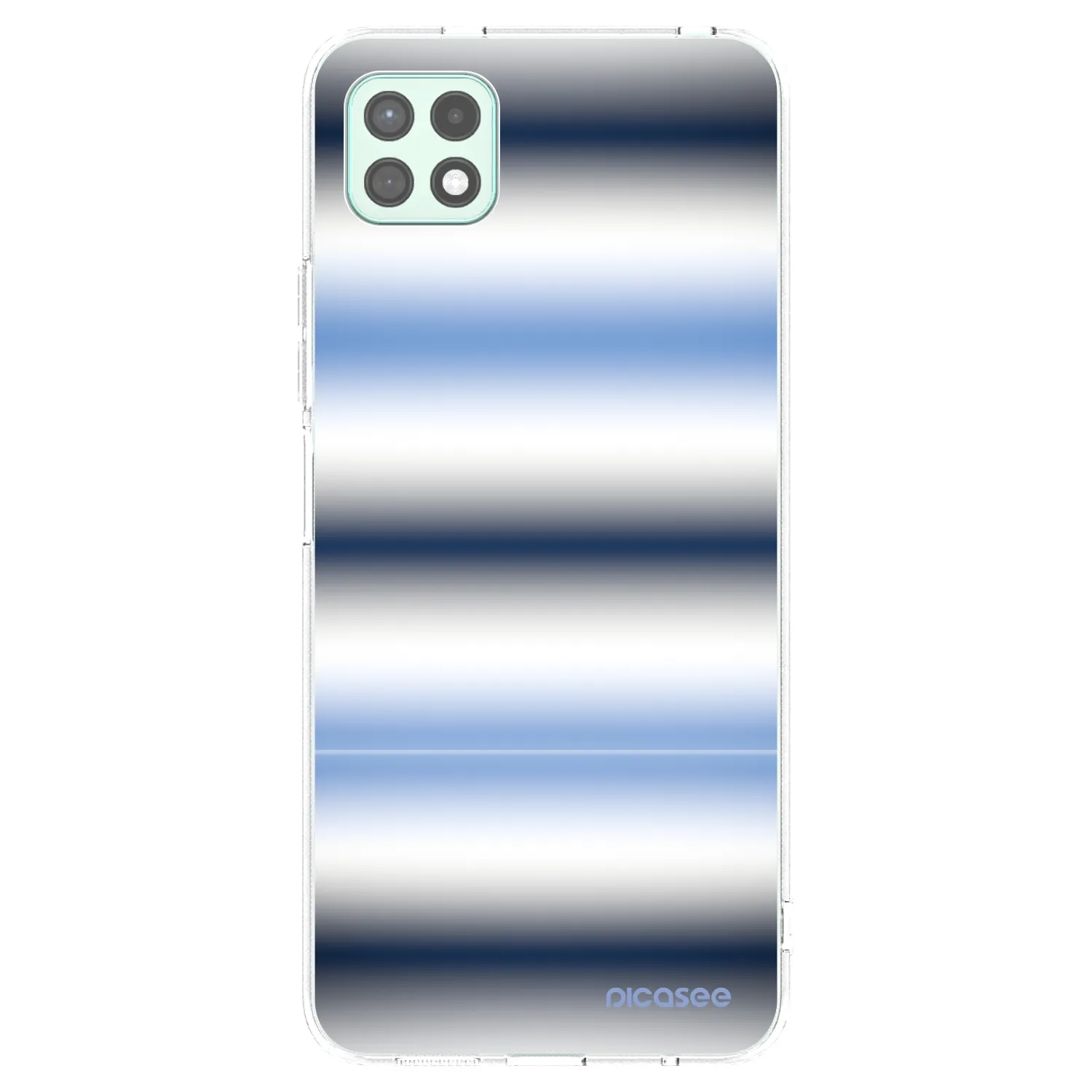Picasee silikonowe przeźroczyste etui na Samsung Galaxy A22 A226B 5G - Static Lines