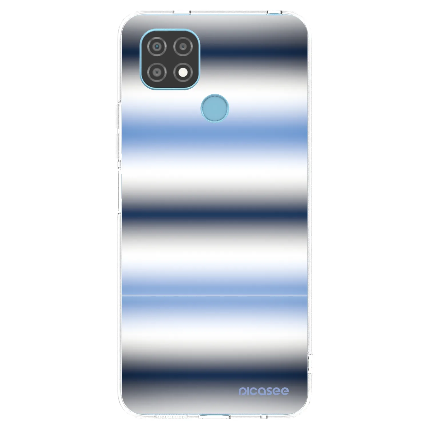 Picasee silikonowe przeźroczyste etui na Realme C21 - Static Lines