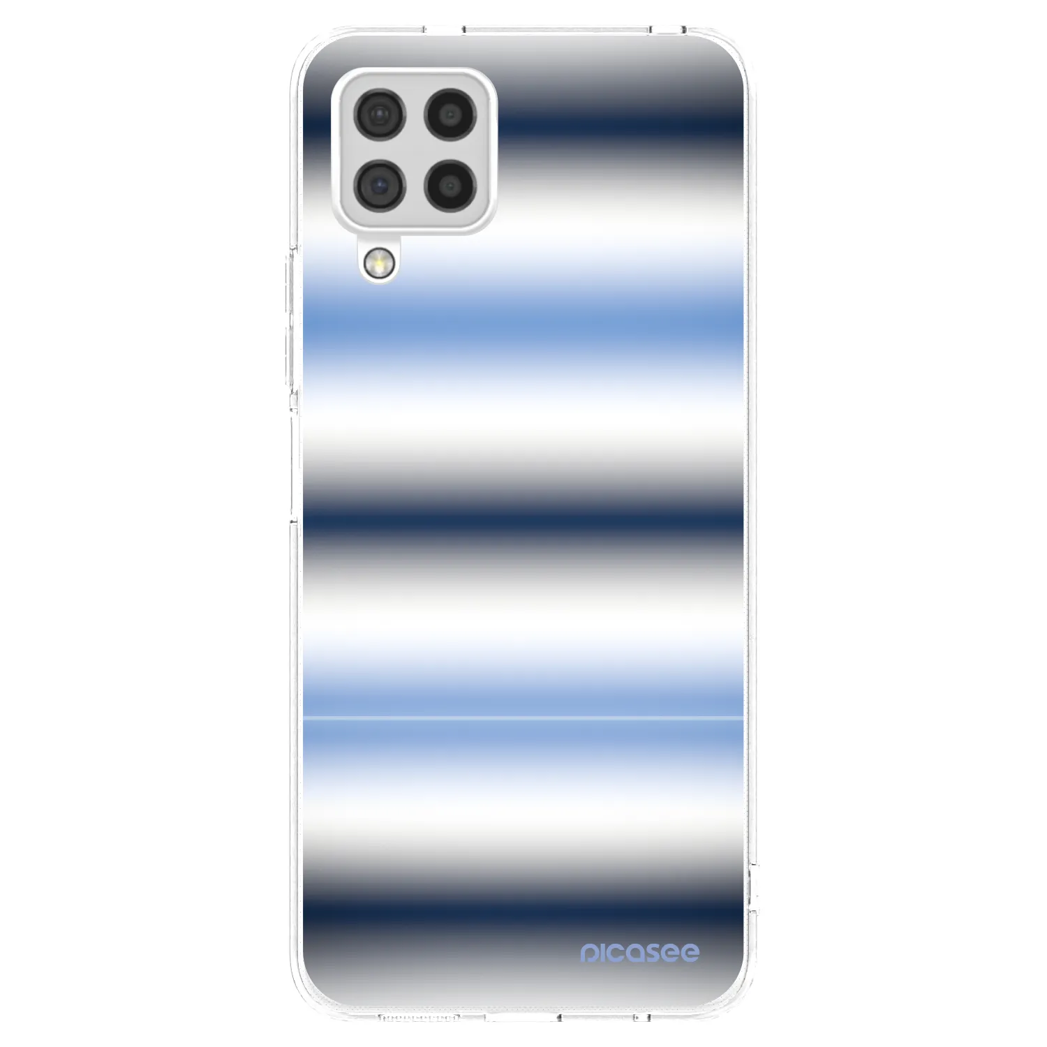 Picasee silikonowe przeźroczyste etui na Samsung Galaxy A22 A225F 4G - Static Lines