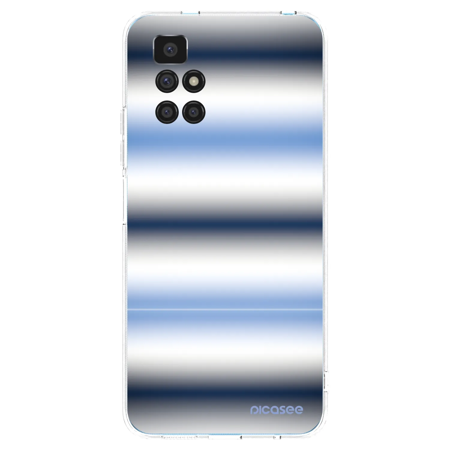 Picasee silikonowe przeźroczyste etui na Xiaomi Redmi 10 - Static Lines
