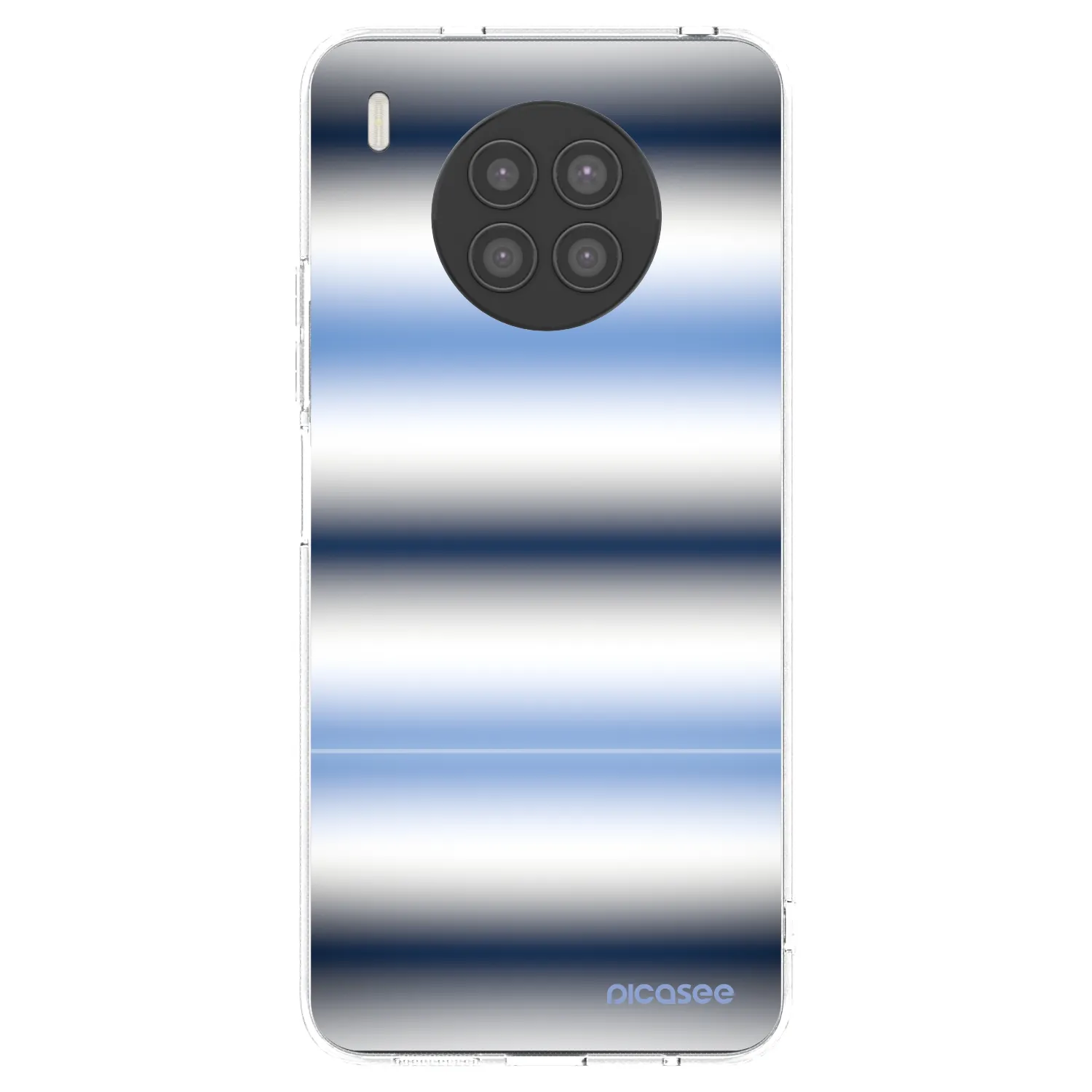Picasee silikonowe przeźroczyste etui na Huawei Nova 8i - Static Lines