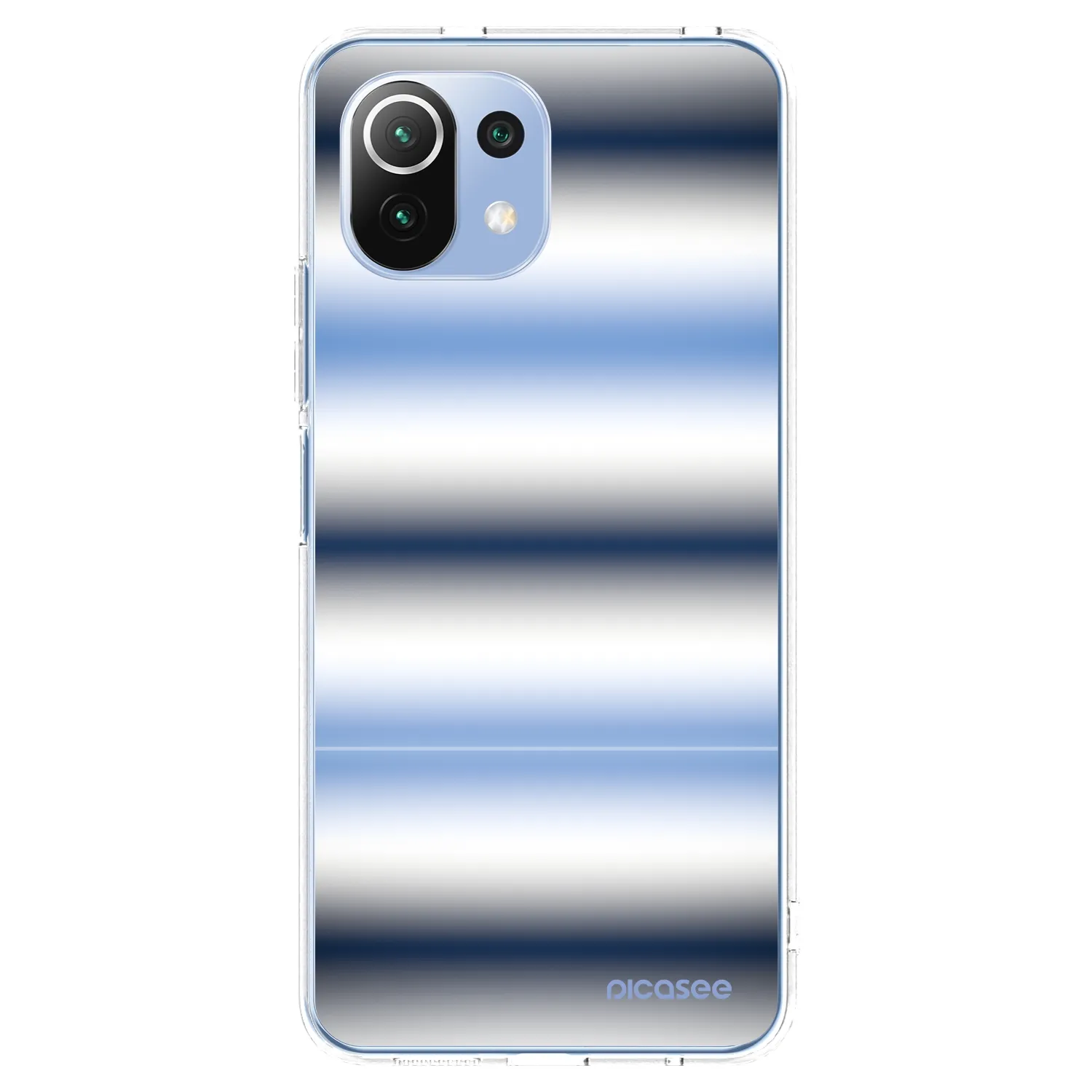 Picasee silikonowe przeźroczyste etui na Xiaomi 11 Lite 5G NE - Static Lines