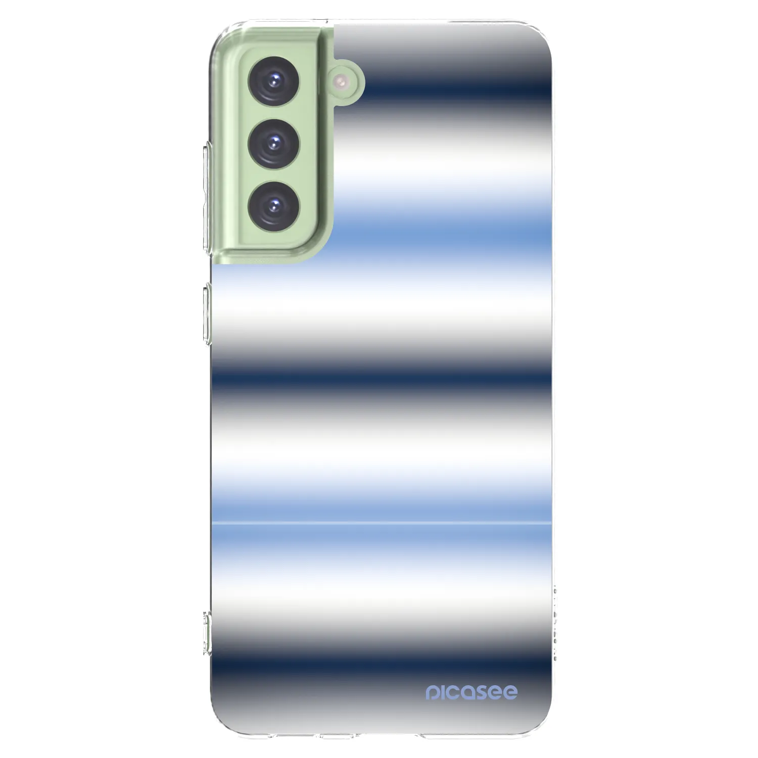 Picasee silikonowe przeźroczyste etui na Samsung Galaxy S21 FE 5G - Static Lines