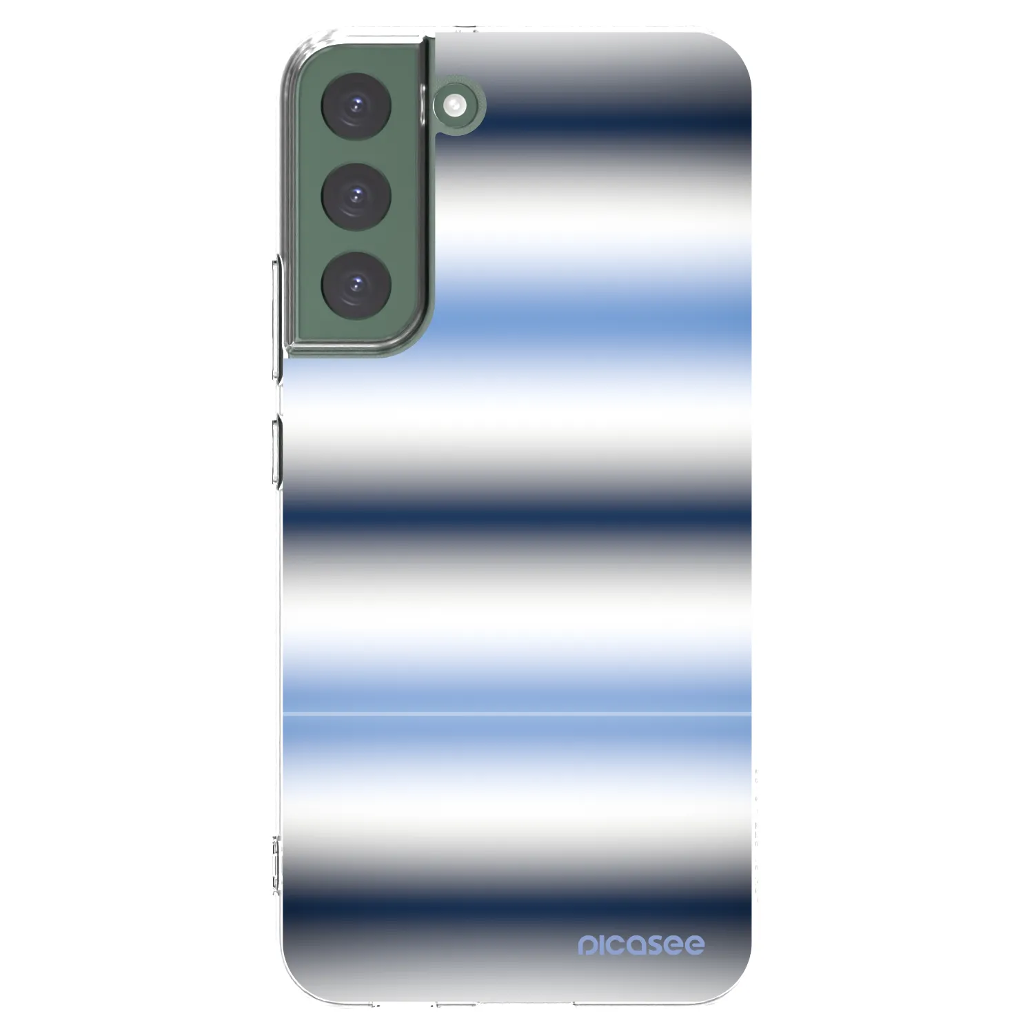 Picasee silikonowe przeźroczyste etui na Samsung Galaxy S22+ 5G - Static Lines