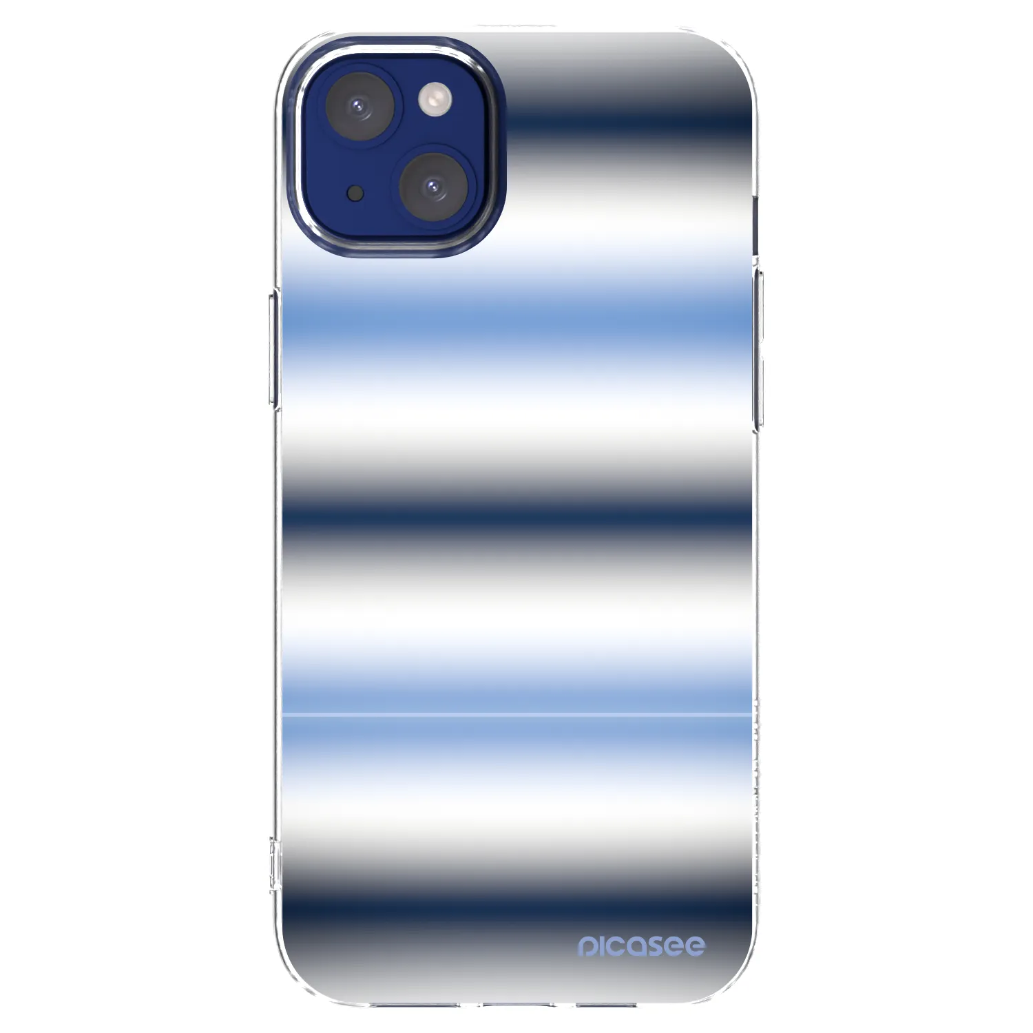 Picasee silikonowe przeźroczyste etui na Apple iPhone 14 Plus - Static Lines