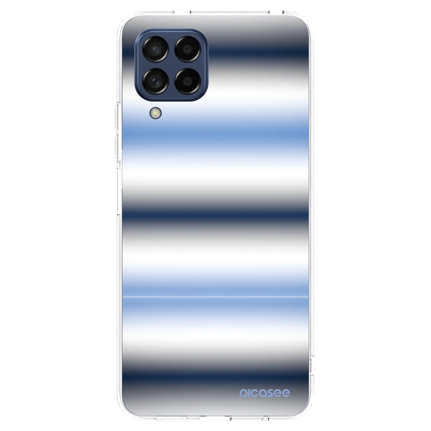 Picasee silikonowe przeźroczyste etui na Samsung Galaxy M53 5G - Static Lines