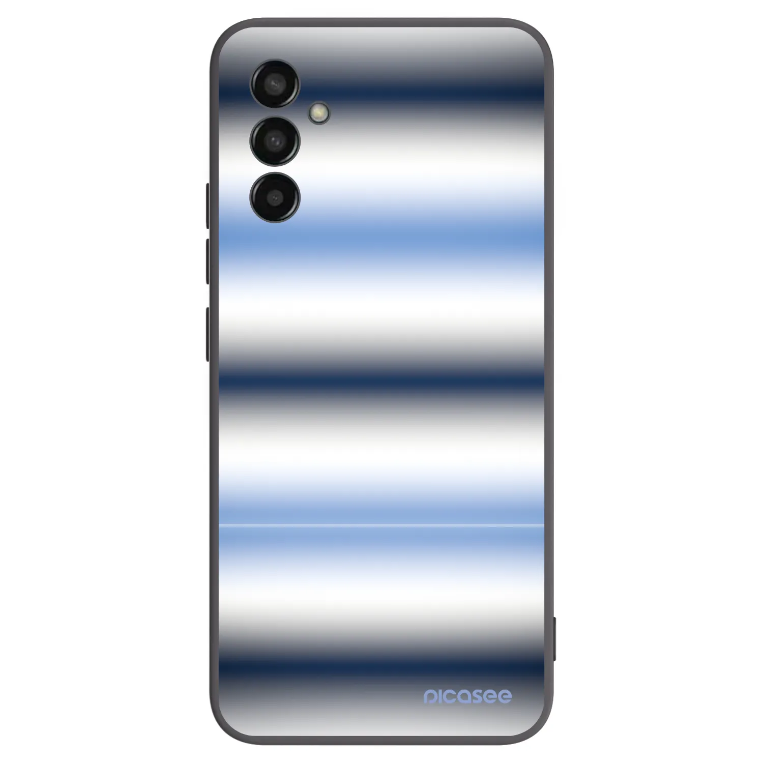Picasee silikonowe czarne etui na Samsung Galaxy M13 M135F - Static Lines