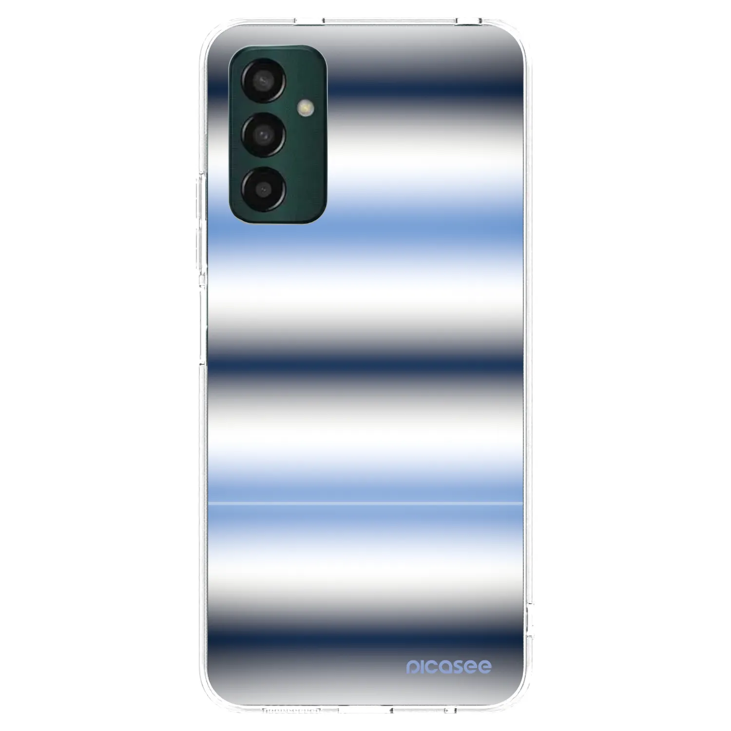 Picasee silikonowe przeźroczyste etui na Samsung Galaxy M13 M135F - Static Lines