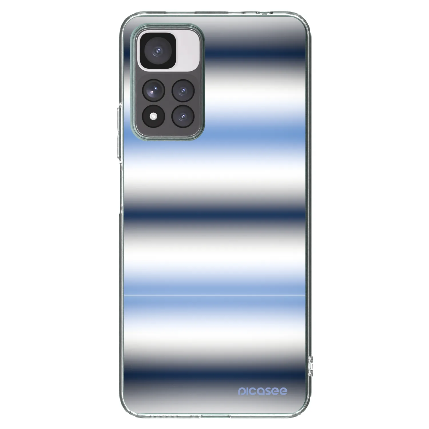 Picasee silikonowe przeźroczyste etui na Xiaomi Redmi Note 11 Pro+ 5G - Static Lines