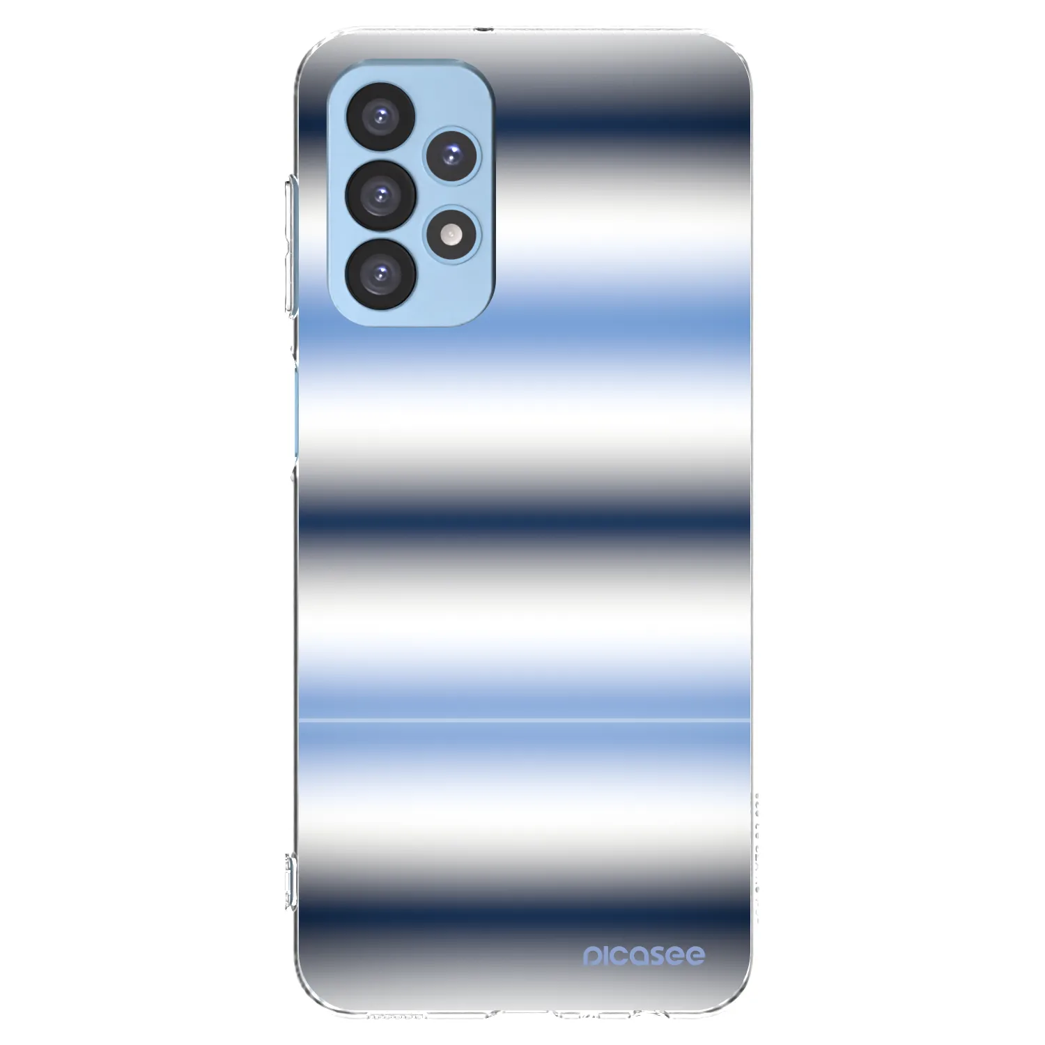 Picasee silikonowe przeźroczyste etui na Samsung Galaxy A23 A235F 4G - Static Lines