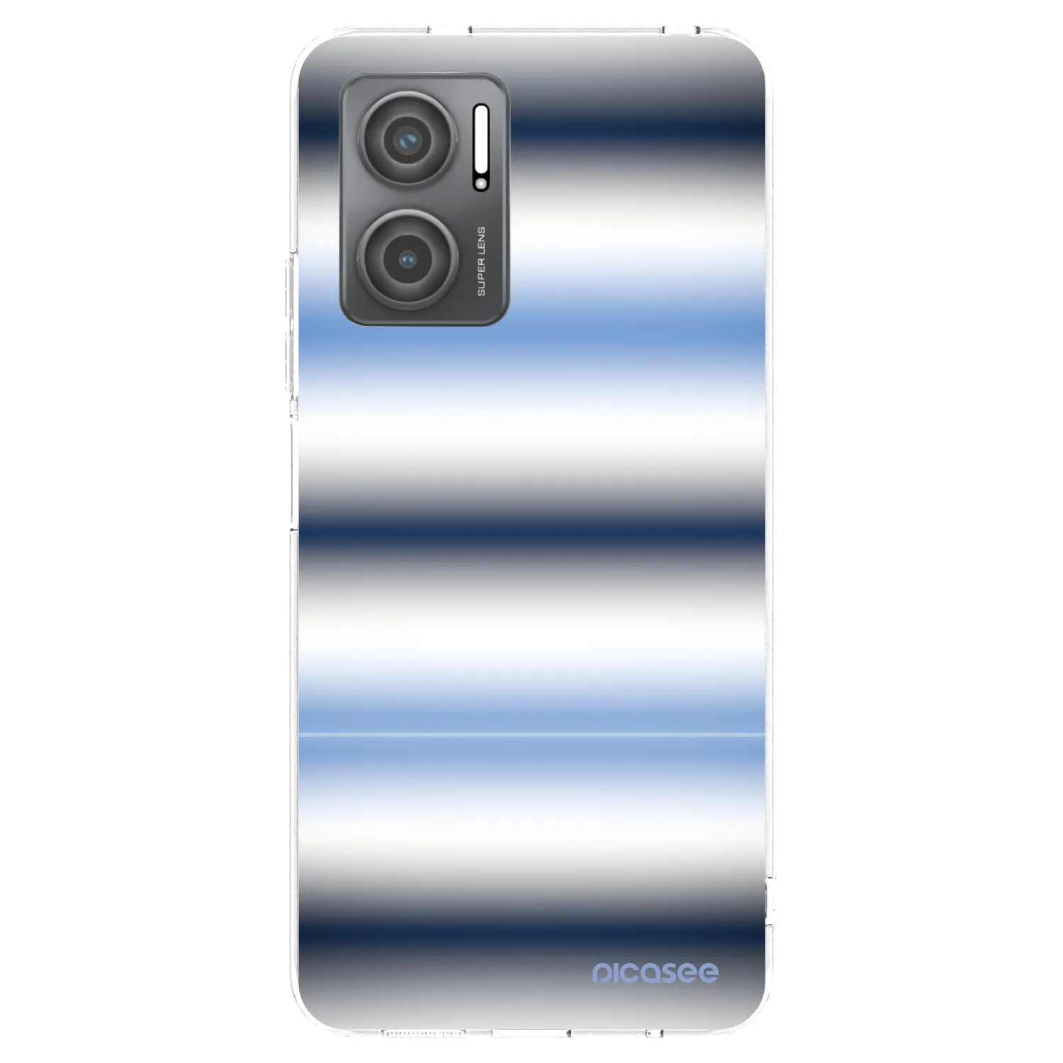 Picasee silikonowe przeźroczyste etui na Xiaomi Redmi 10 5G - Static Lines