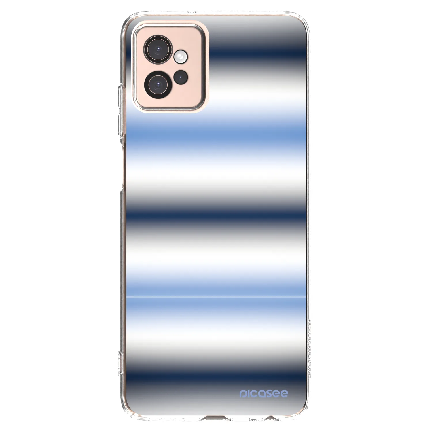 Picasee silikonowe przeźroczyste etui na Motorola Moto G32 - Static Lines