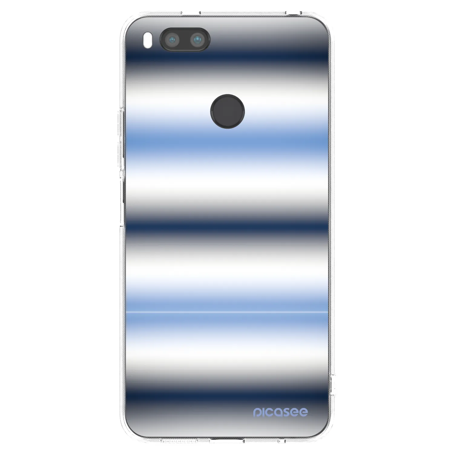 Picasee silikonowe przeźroczyste etui na Xiaomi Redmi A1 - Static Lines