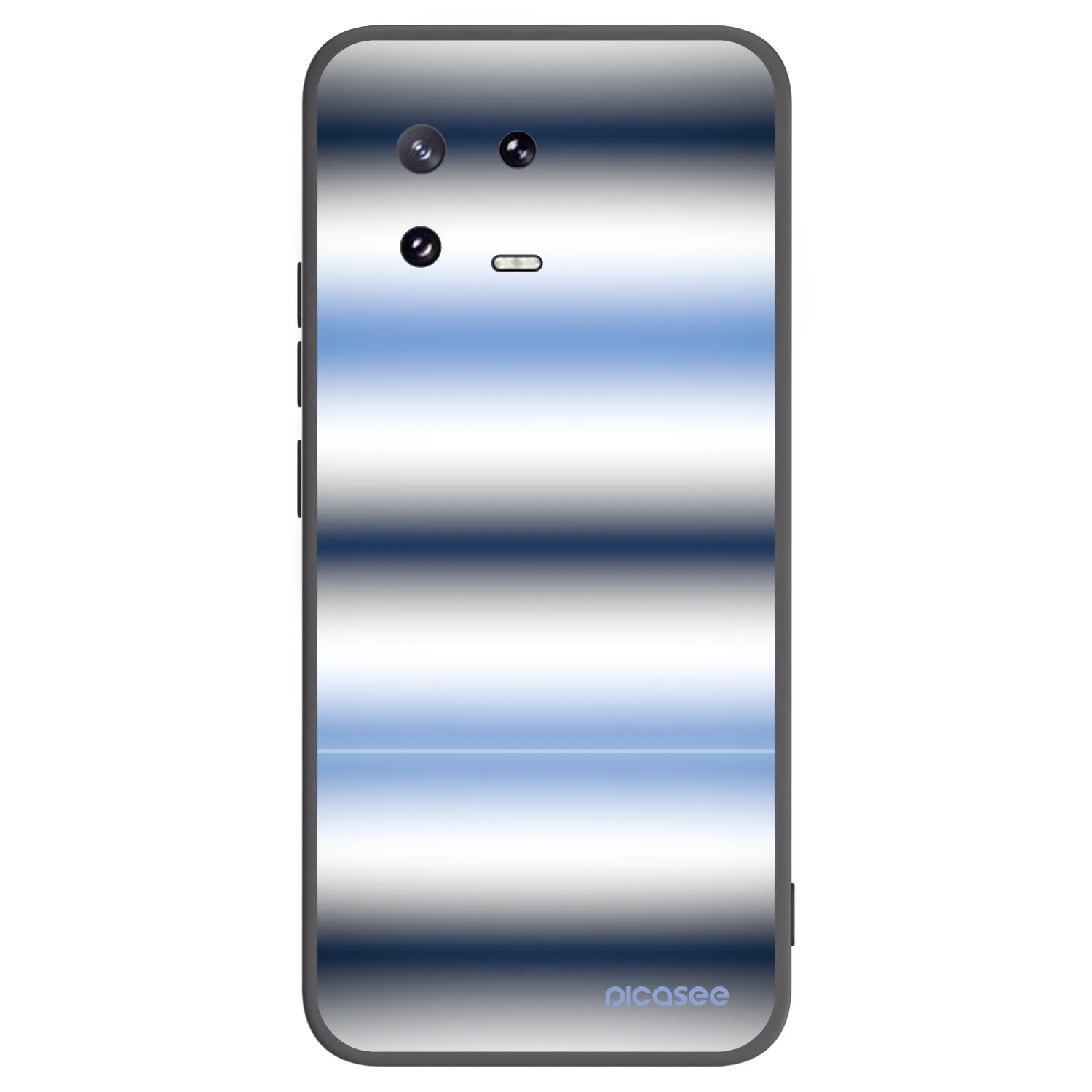 Picasee silikonowe czarne etui na Xiaomi 13 Pro - Static Lines