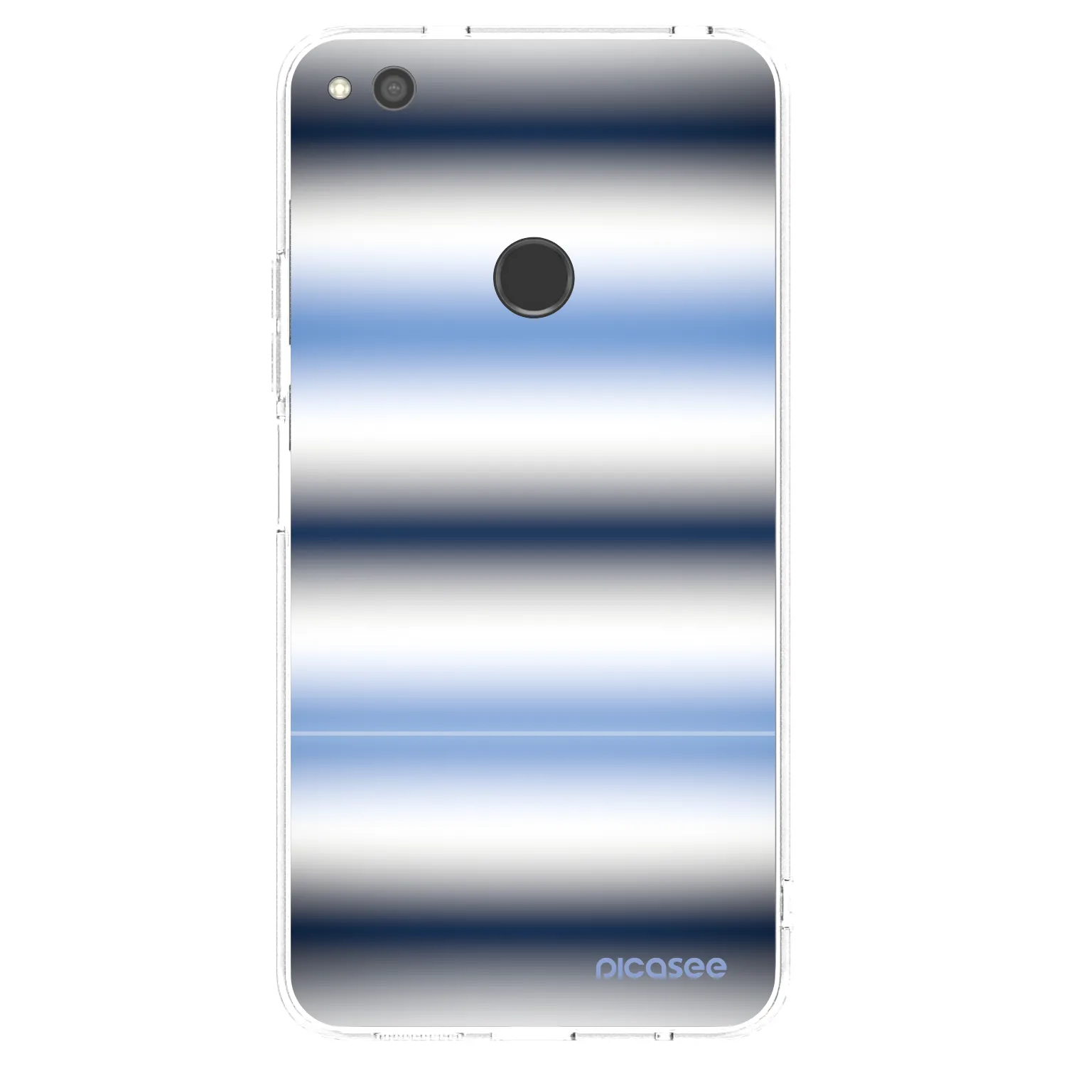 Picasee silikonowe przeźroczyste etui na Huawei P9 Lite 2017 - Static Lines