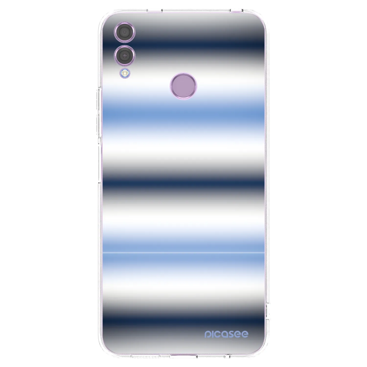 Picasee silikonowe przeźroczyste etui na Honor 8X - Static Lines