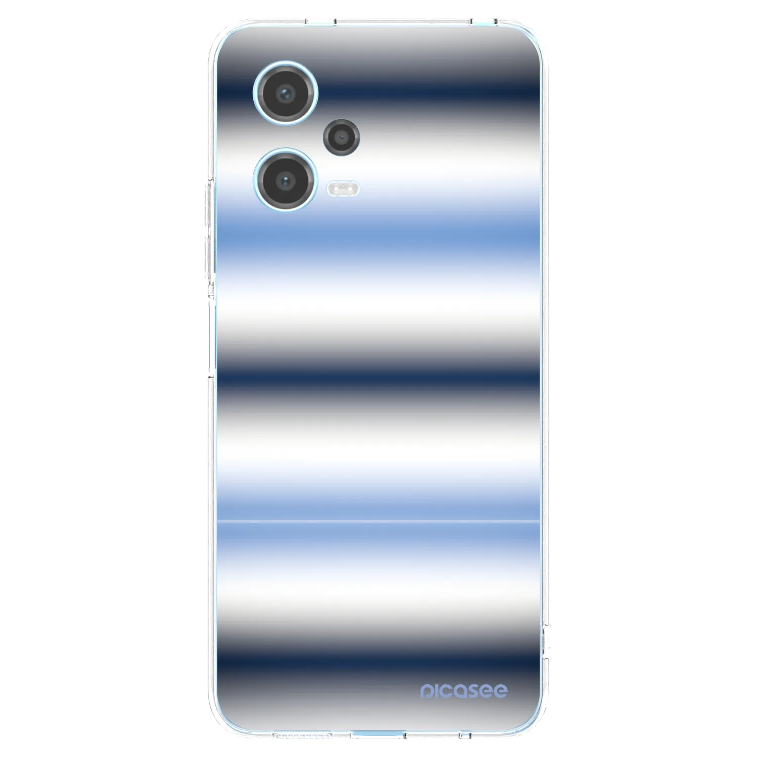 Picasee silikonowe przeźroczyste etui na Xiaomi Redmi Note 12 5G - Static Lines