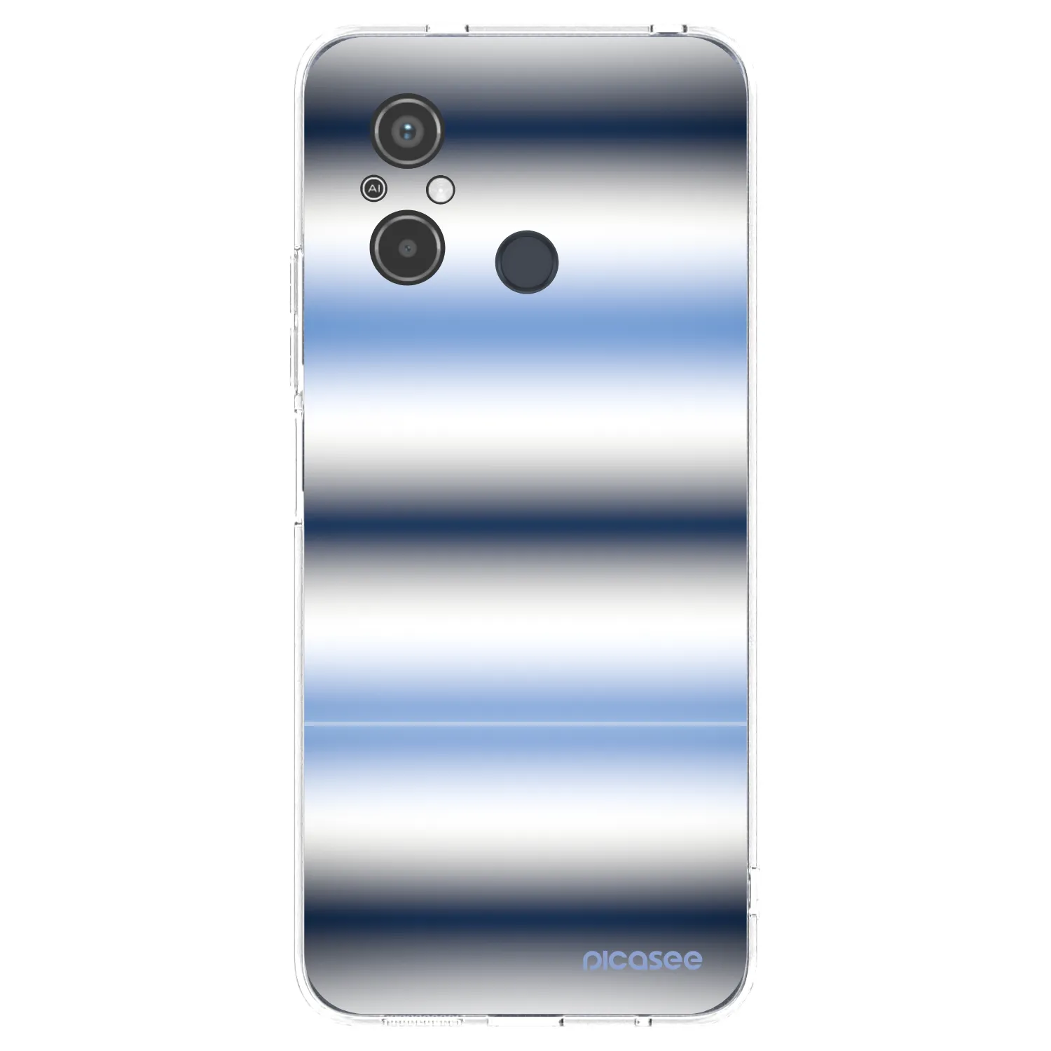 Picasee silikonowe przeźroczyste etui na Xiaomi Redmi 12C - Static Lines