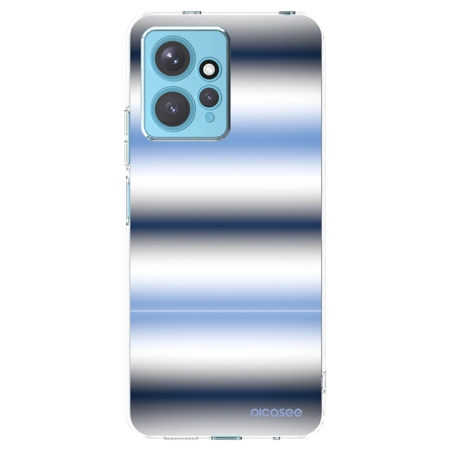 Picasee silikonowe przeźroczyste etui na Xiaomi Redmi Note 12 4G - Static Lines