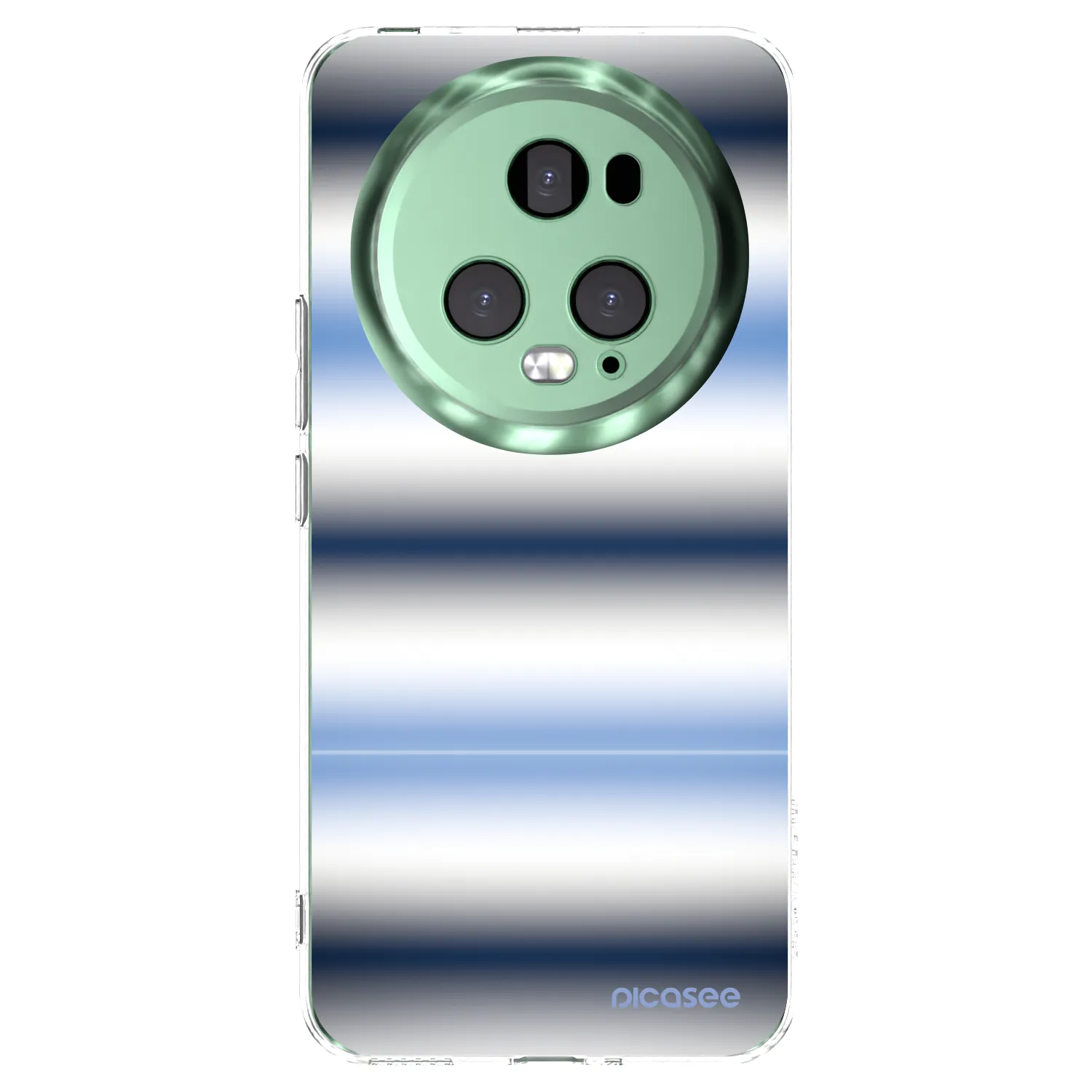 Picasee silikonowe przeźroczyste etui na Honor Magic5 Pro - Static Lines