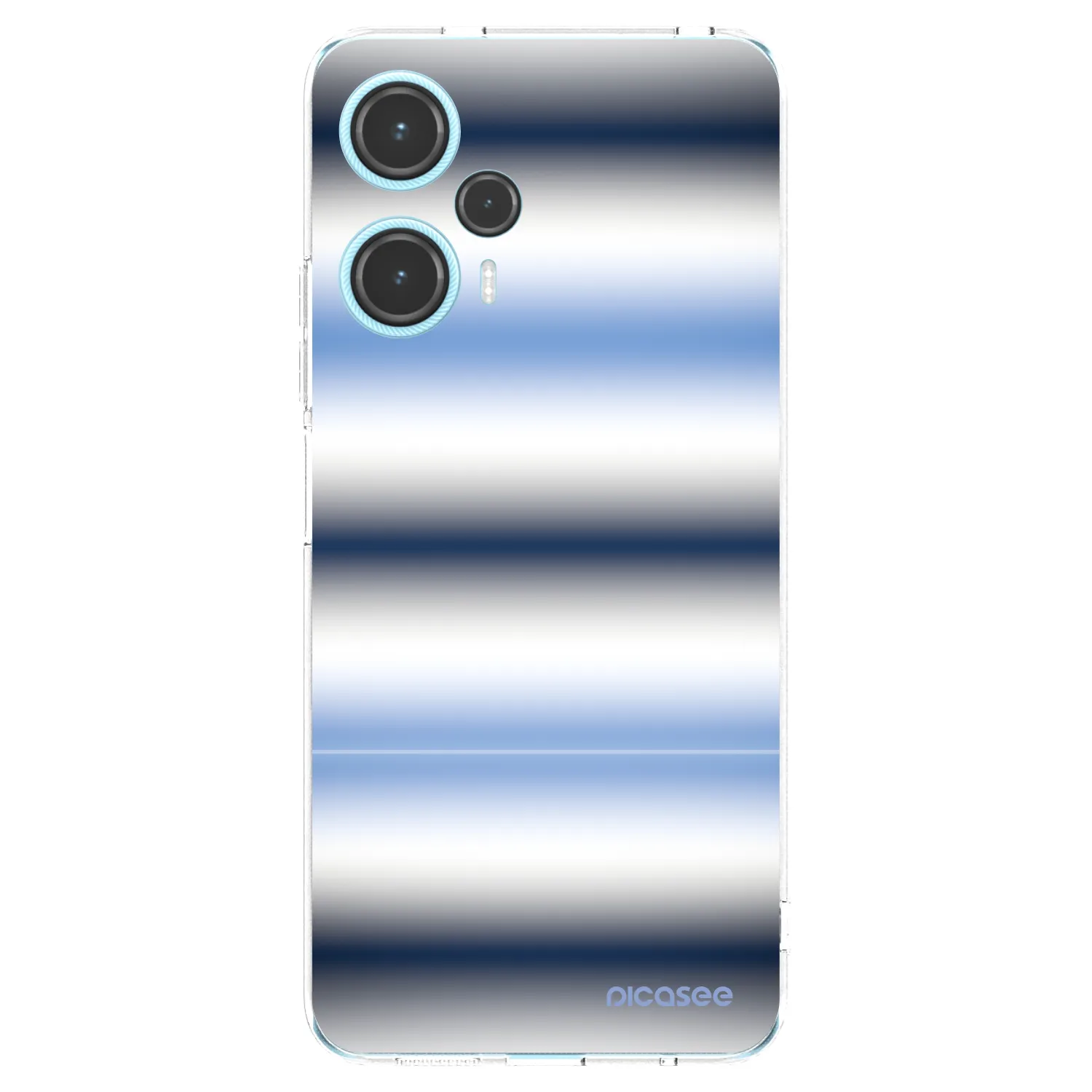 Picasee silikonowe przeźroczyste etui na Xiaomi Poco F5 - Static Lines