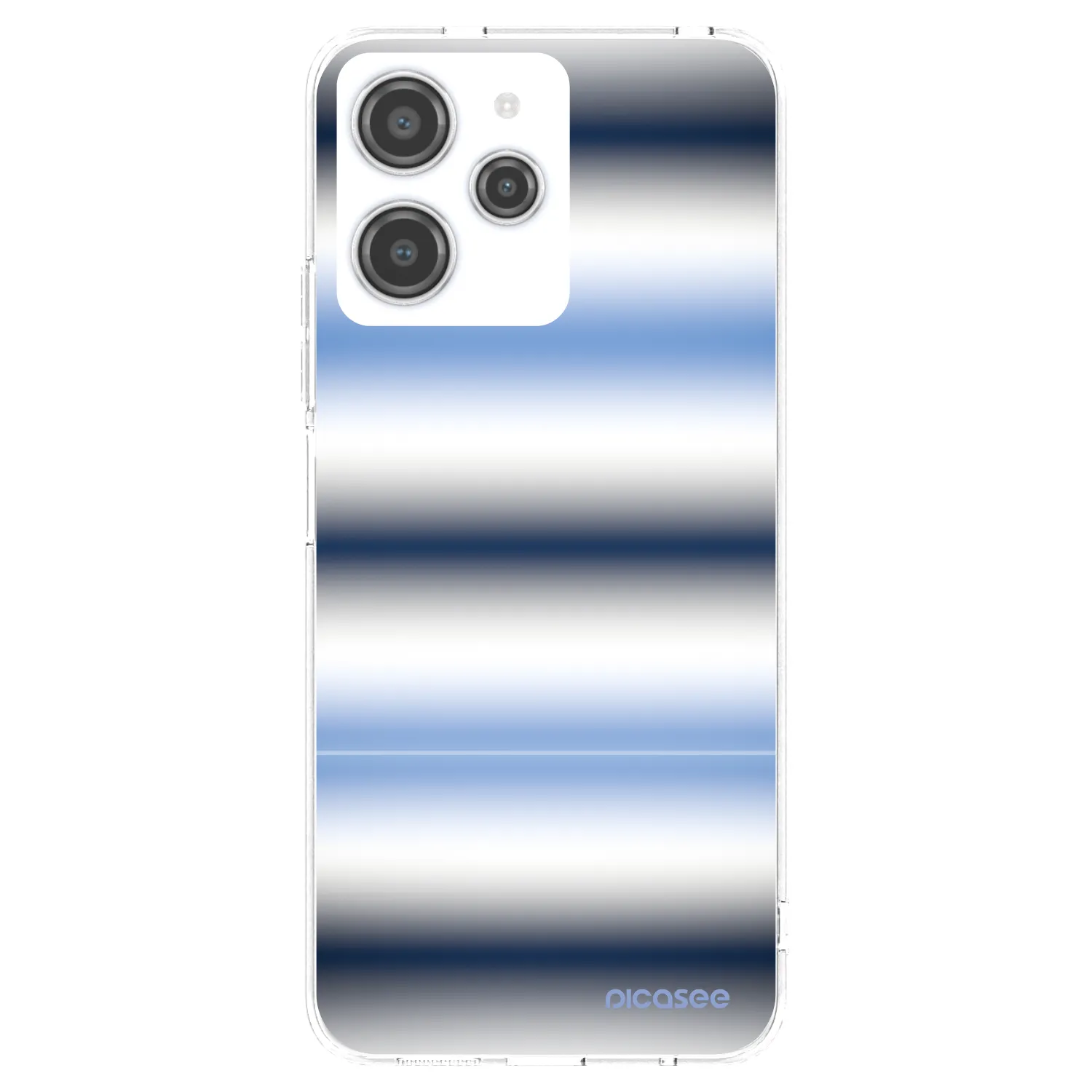 Picasee silikonowe przeźroczyste etui na Xiaomi Redmi 12 4G - Static Lines