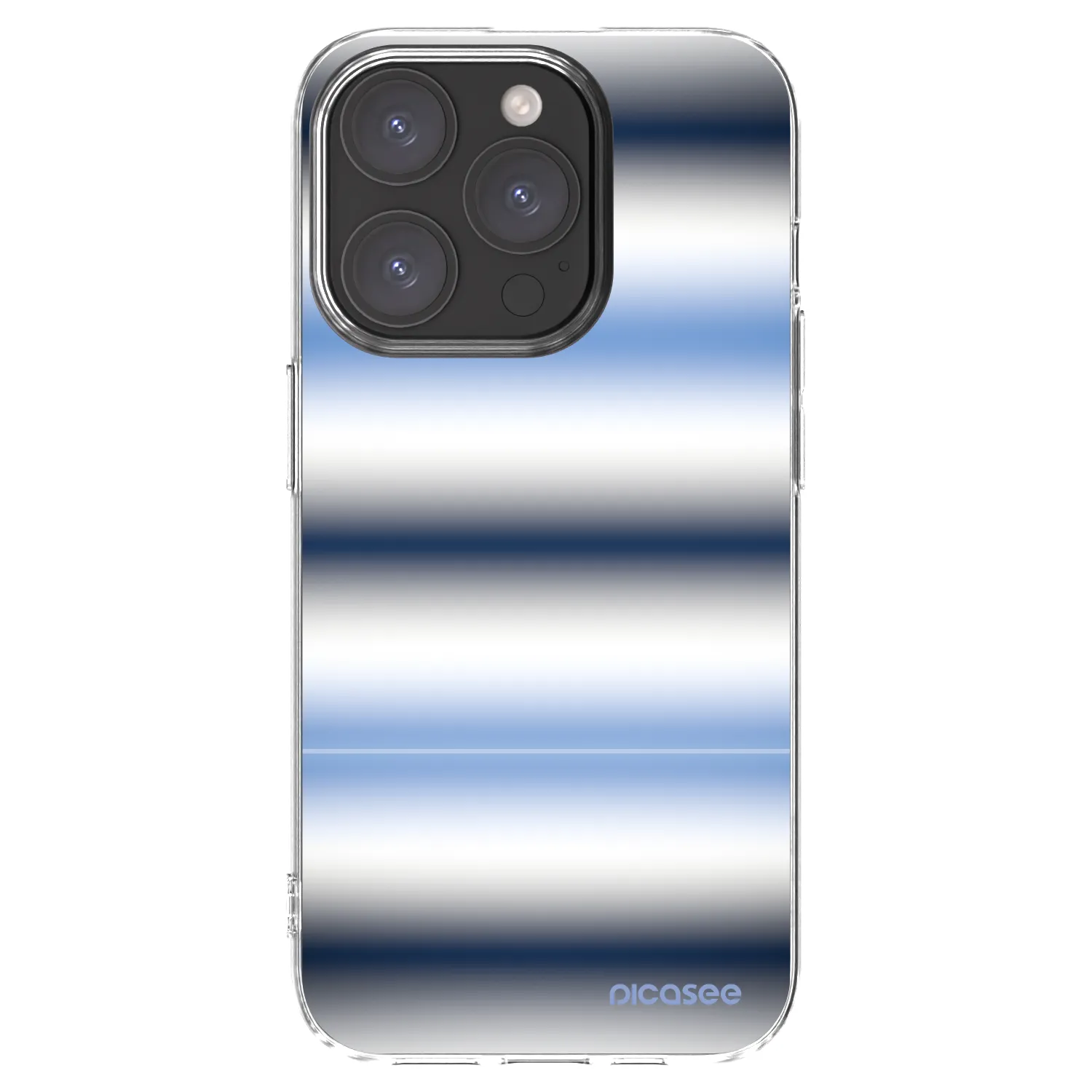 Picasee silikonowe przeźroczyste etui na Apple iPhone 15 Pro - Static Lines