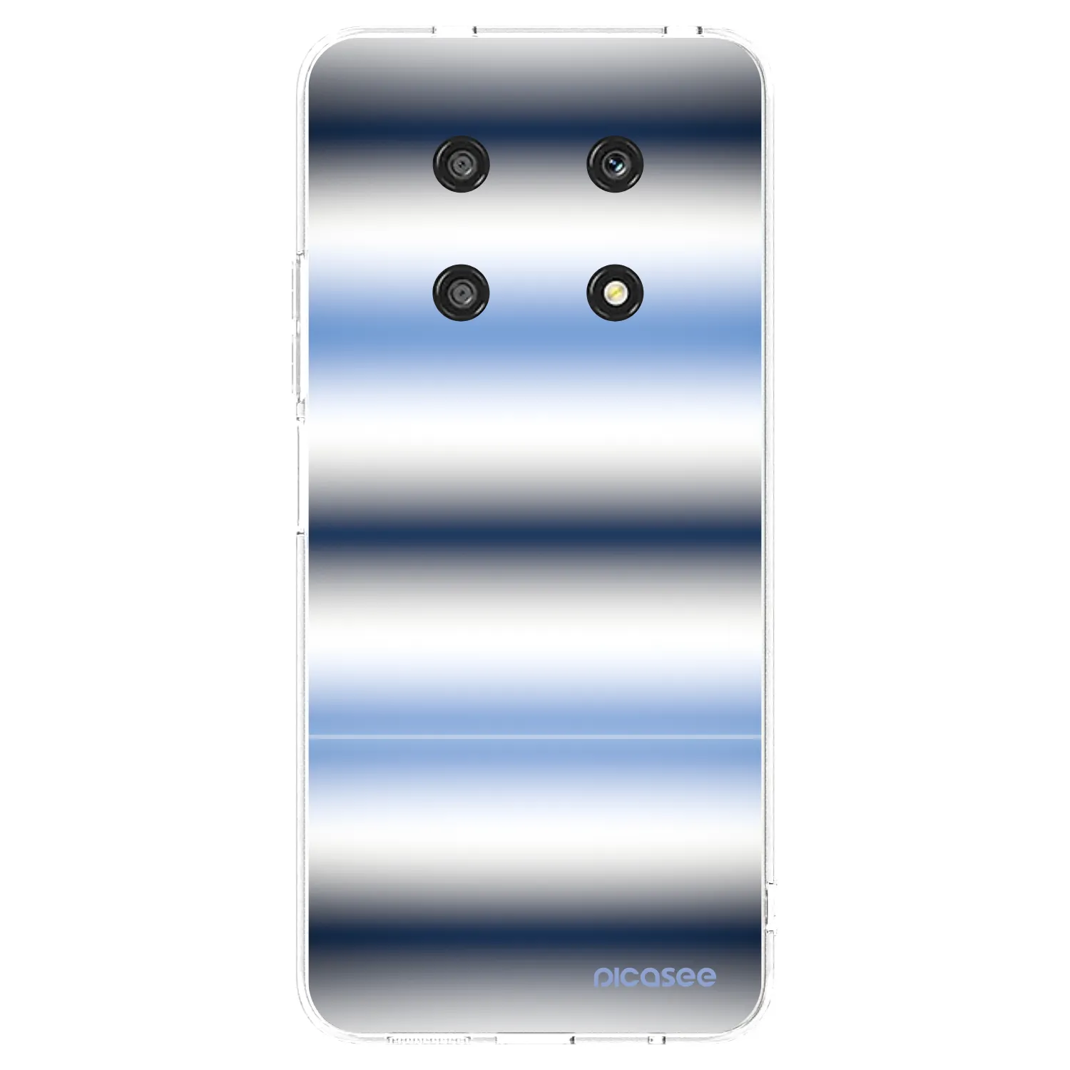 Picasee silikonowe przeźroczyste etui na Honor Magic4 Lite 5G - Static Lines