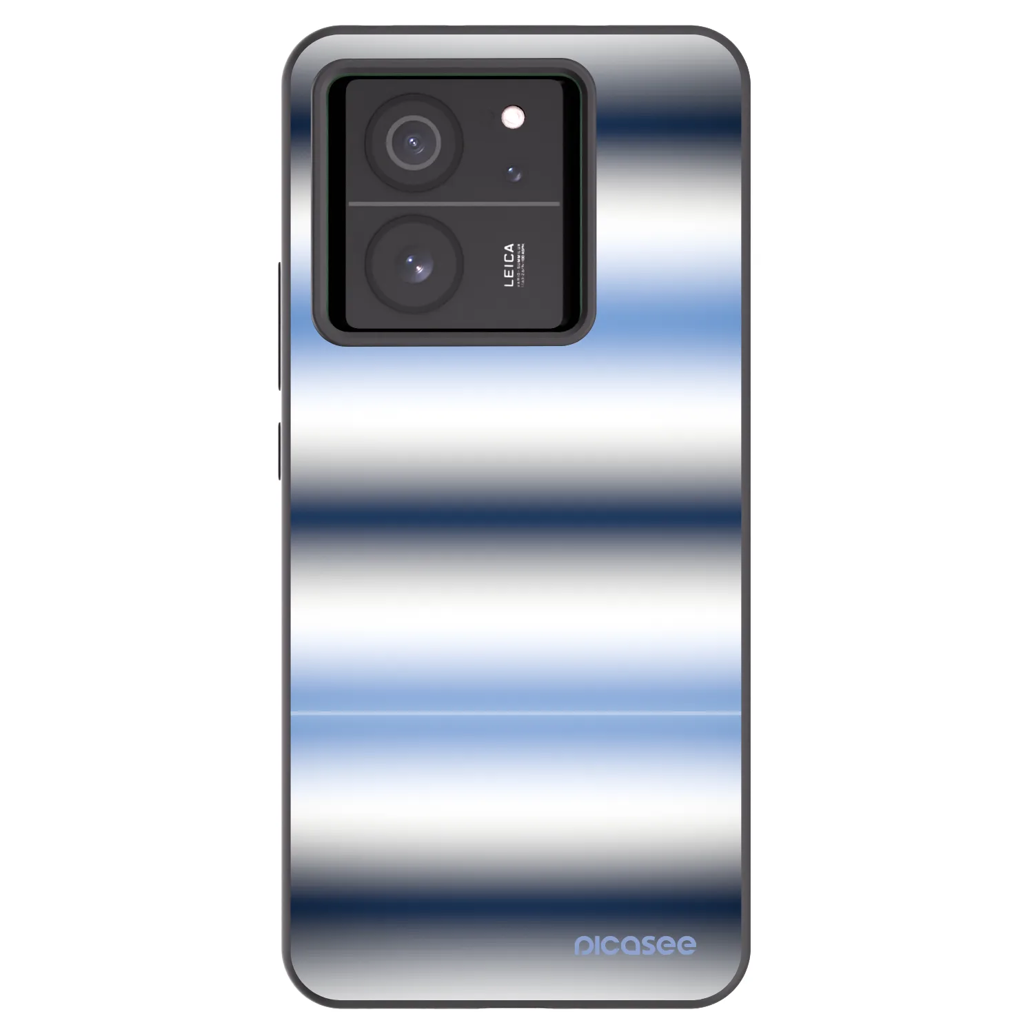 Picasee silikonowe czarne etui na Xiaomi 13T Pro - Static Lines