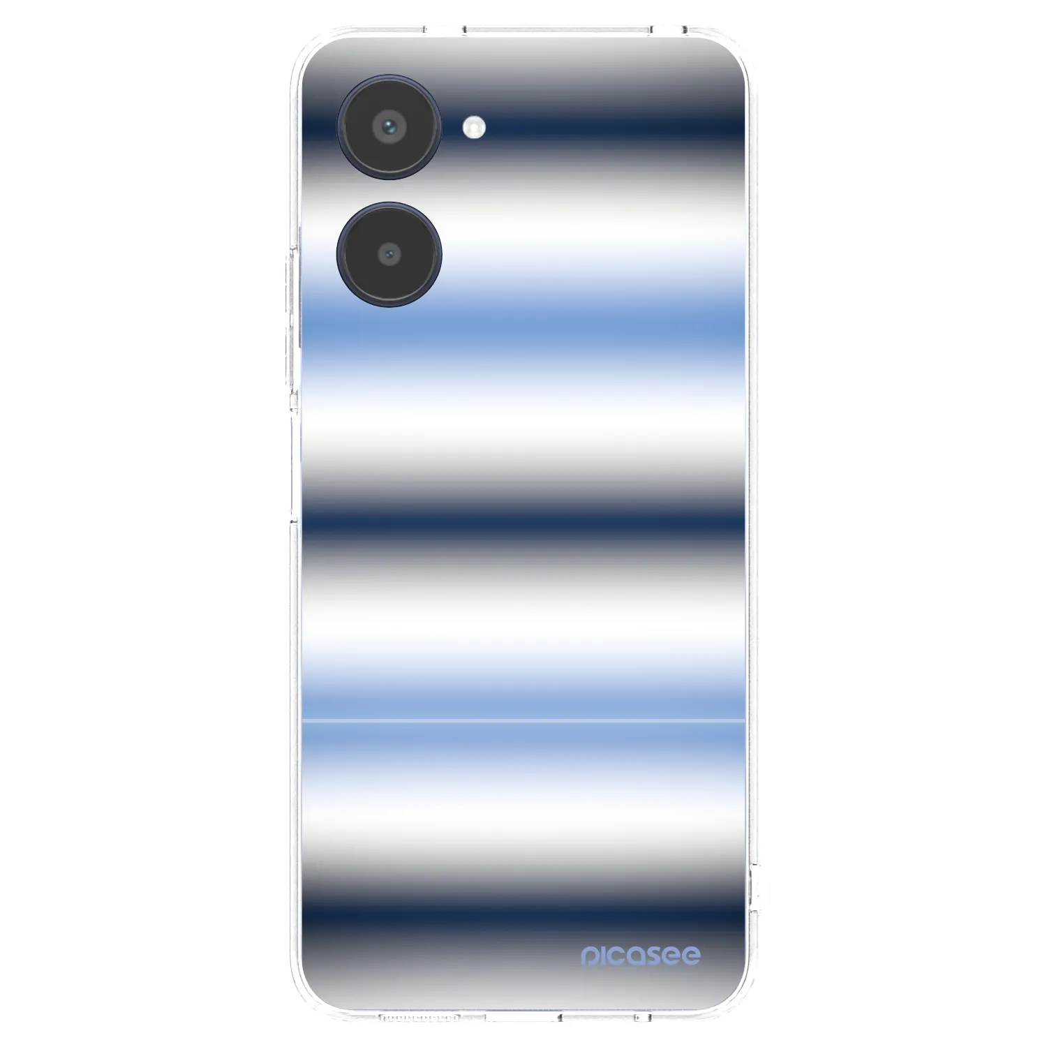 Picasee silikonowe przeźroczyste etui na Realme 10 4G - Static Lines