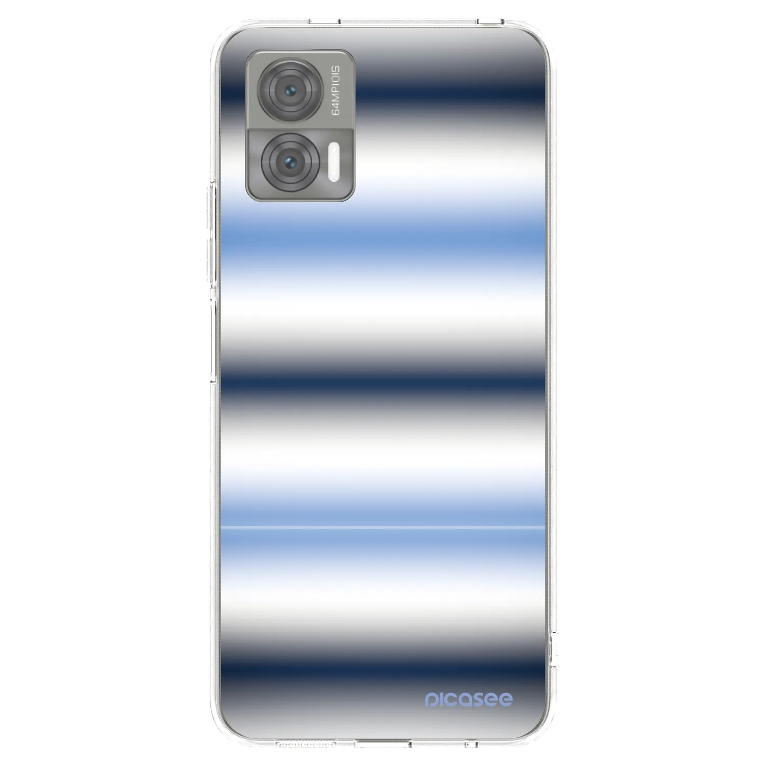 Picasee silikonowe przeźroczyste etui na Motorola Edge 30 Neo - Static Lines
