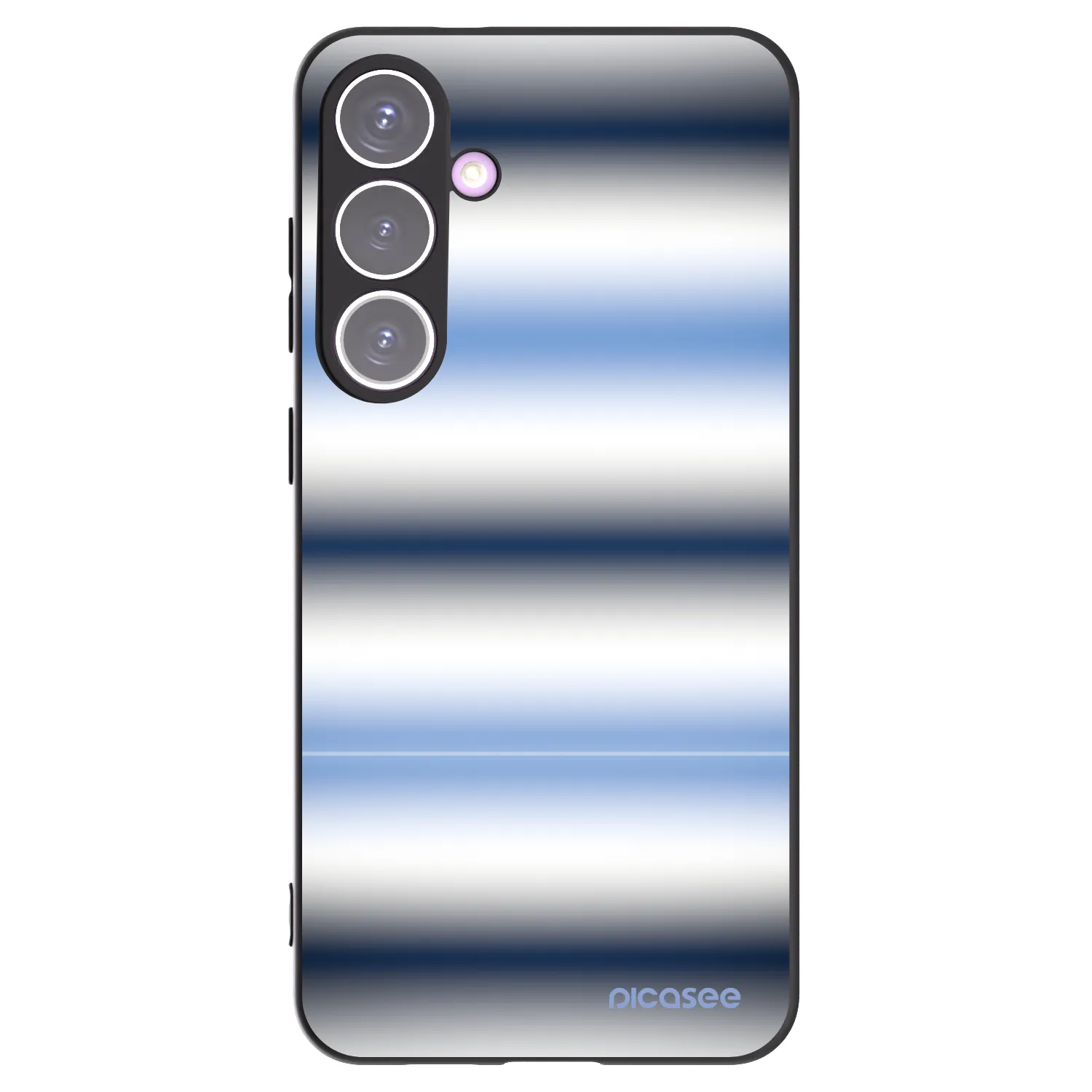 Picasee silikonowe czarne etui na Samsung Galaxy S24+ S926B 5G - Static Lines