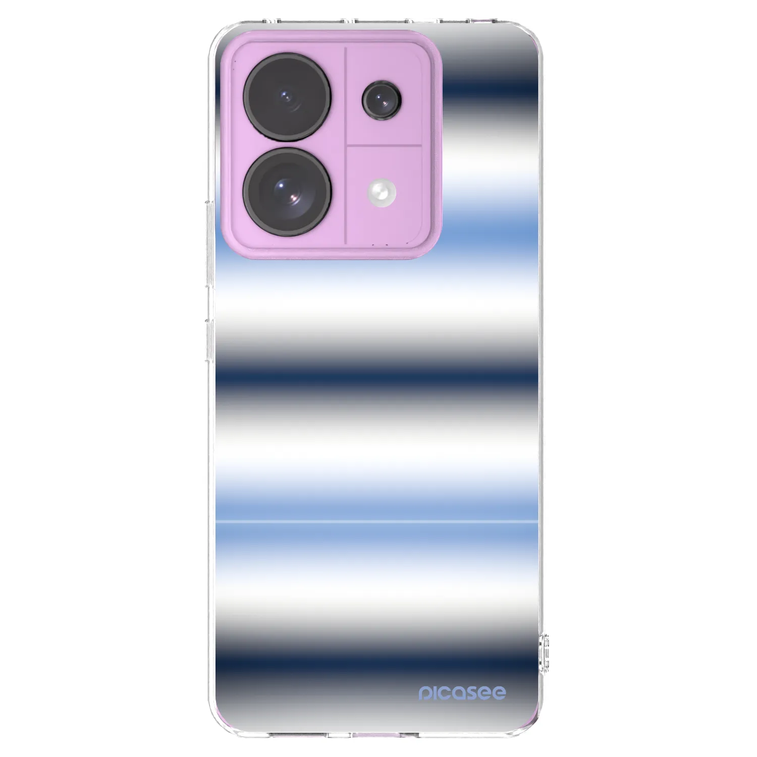 Picasee silikonowe przeźroczyste etui na Xiaomi Redmi Note 13 Pro 5G - Static Lines