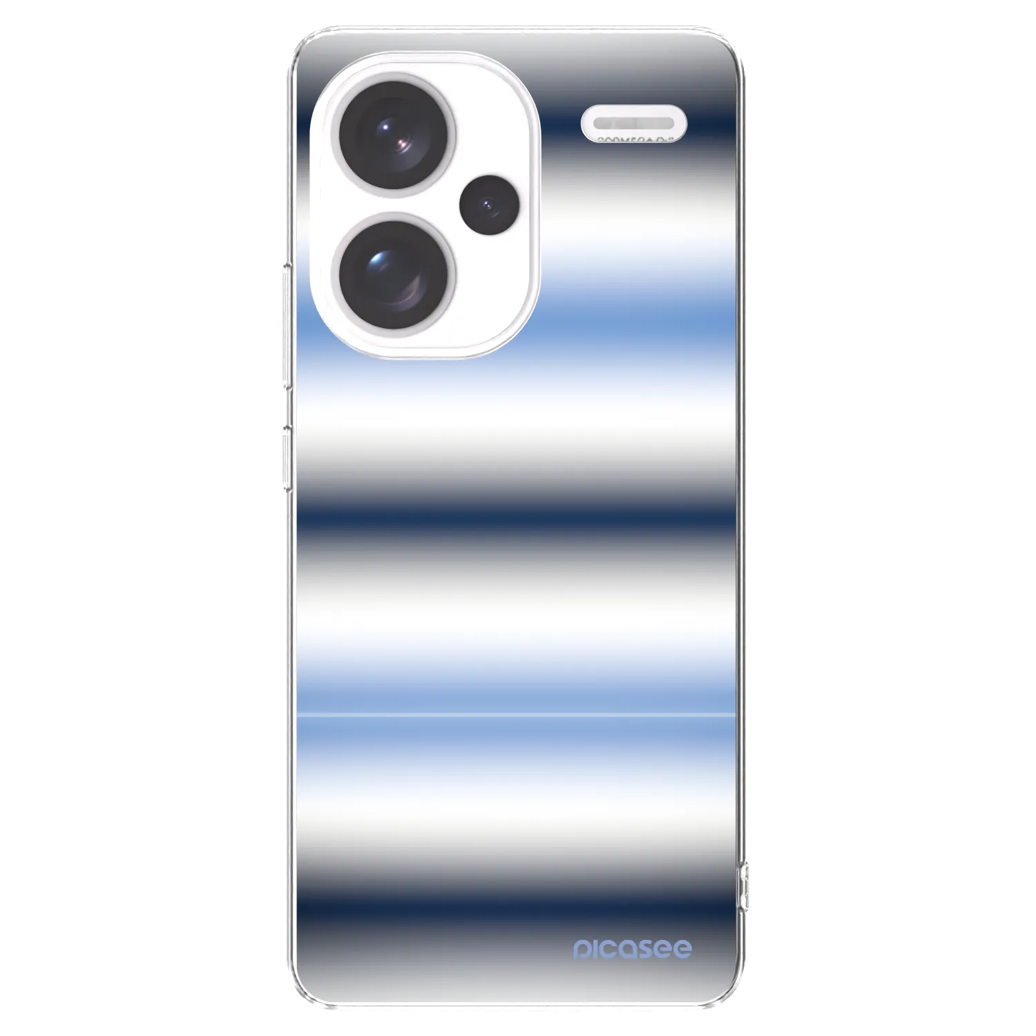 Picasee silikonowe przeźroczyste etui na Xiaomi Redmi Note 13 Pro+ 5G - Static Lines