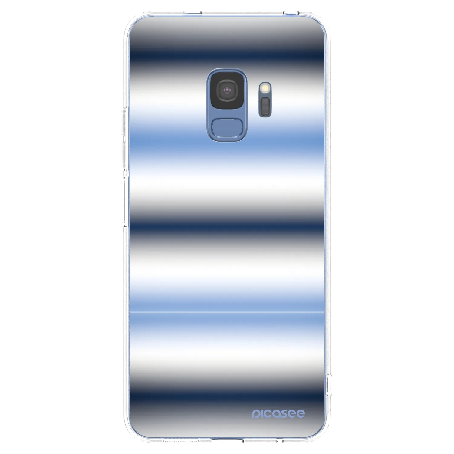 Picasee silikonowe przeźroczyste etui na Samsung Galaxy S9 G960F - Static Lines