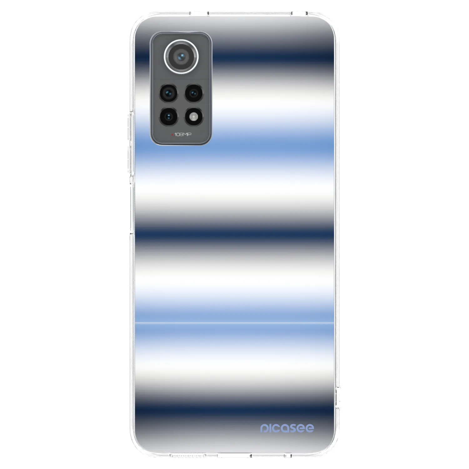 Picasee silikonowe przeźroczyste etui na Xiaomi Redmi Note 12 Pro 4G - Static Lines