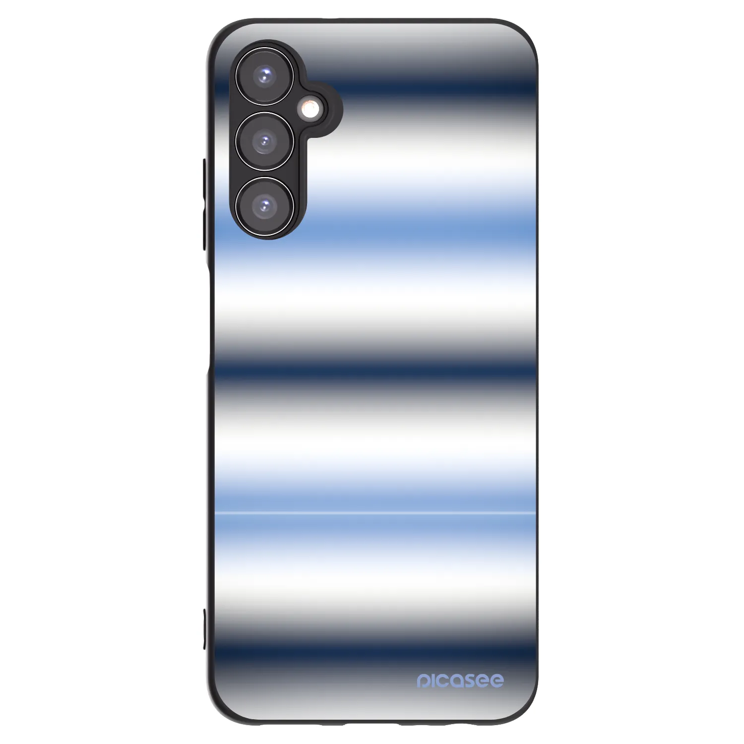 Picasee silikonowe czarne etui na Samsung Galaxy A05s A057G - Static Lines