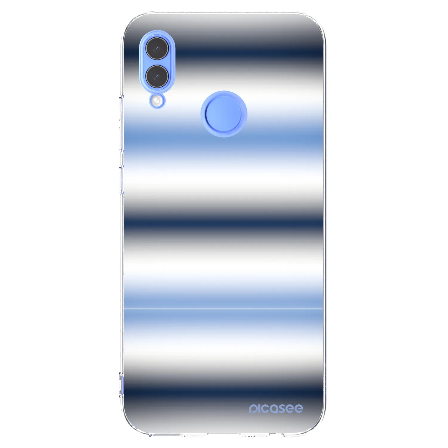 Picasee silikonowe przeźroczyste etui na Honor 10 Lite - Static Lines