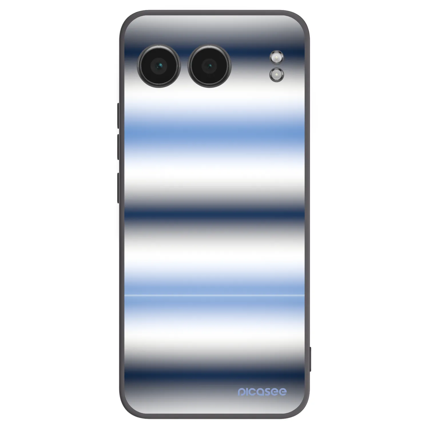 Picasee silikonowe czarne etui na OnePlus Nord 4 - Static Lines