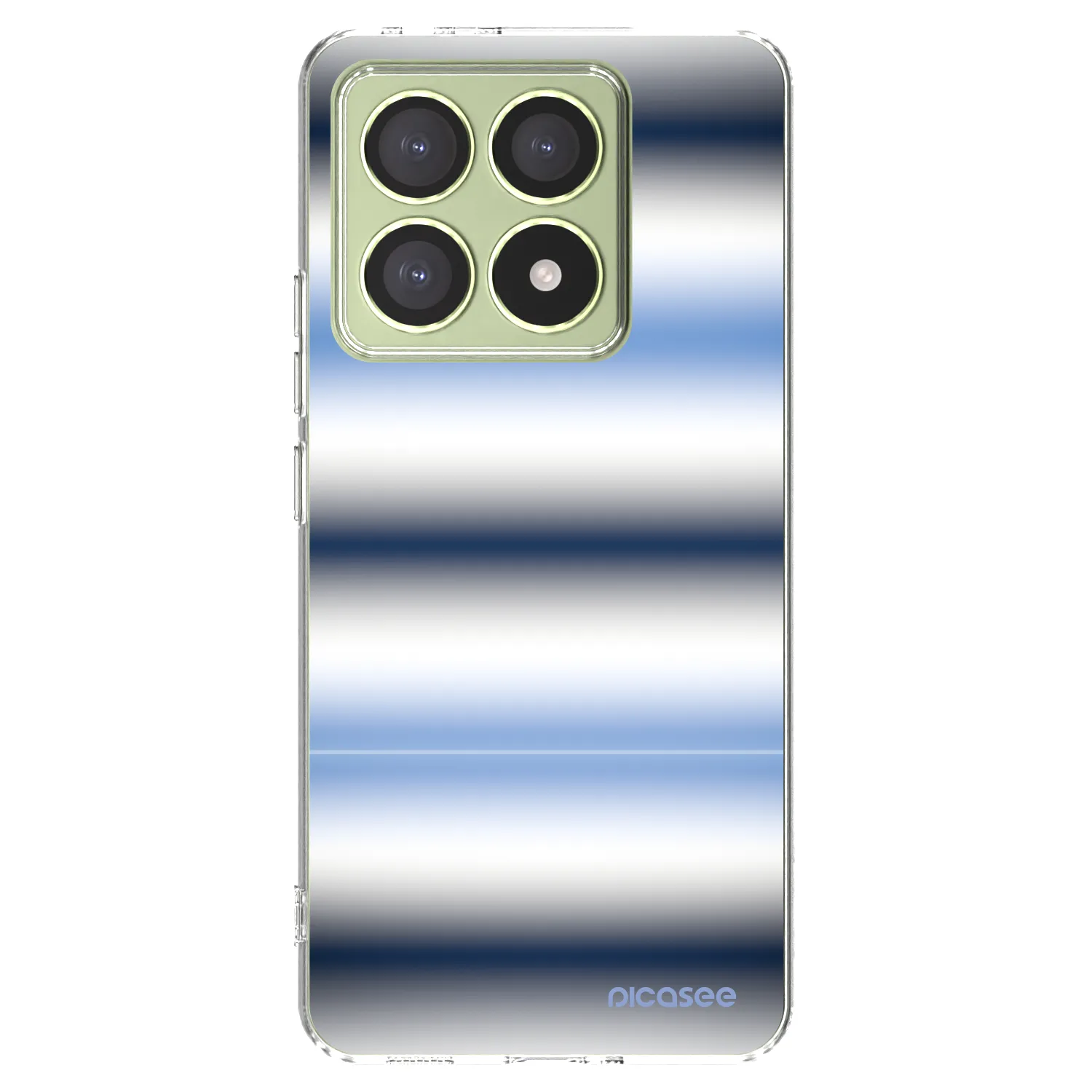 Picasee silikonowe przeźroczyste etui na Xiaomi 14T - Static Lines