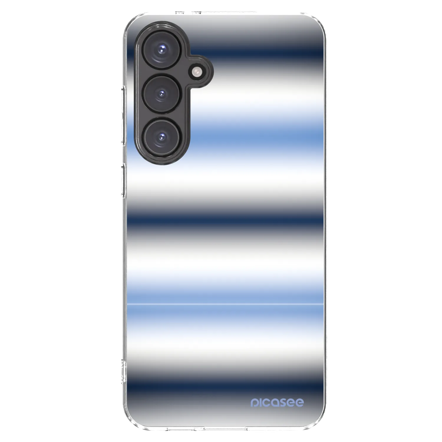 Picasee silikonowe przeźroczyste etui na Samsung Galaxy S24 FE S721B - Static Lines