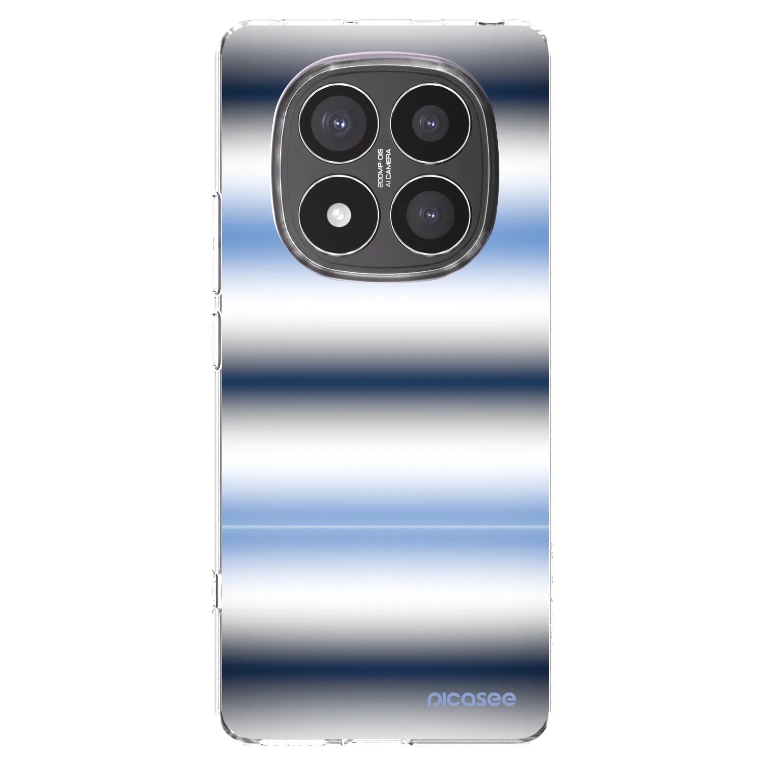 Picasee silikonowe przeźroczyste etui na Xiaomi Redmi Note 14 Pro+ 5G - Static Lines
