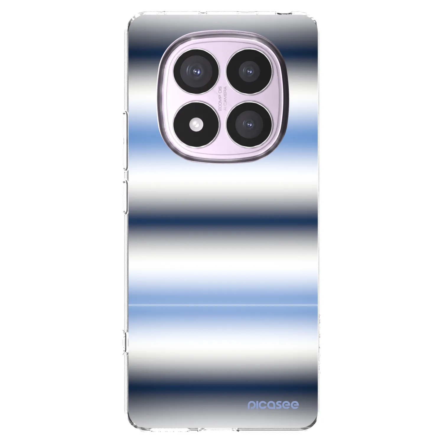 Picasee silikonowe przeźroczyste etui na Xiaomi Redmi Note 14 Pro 5G - Static Lines