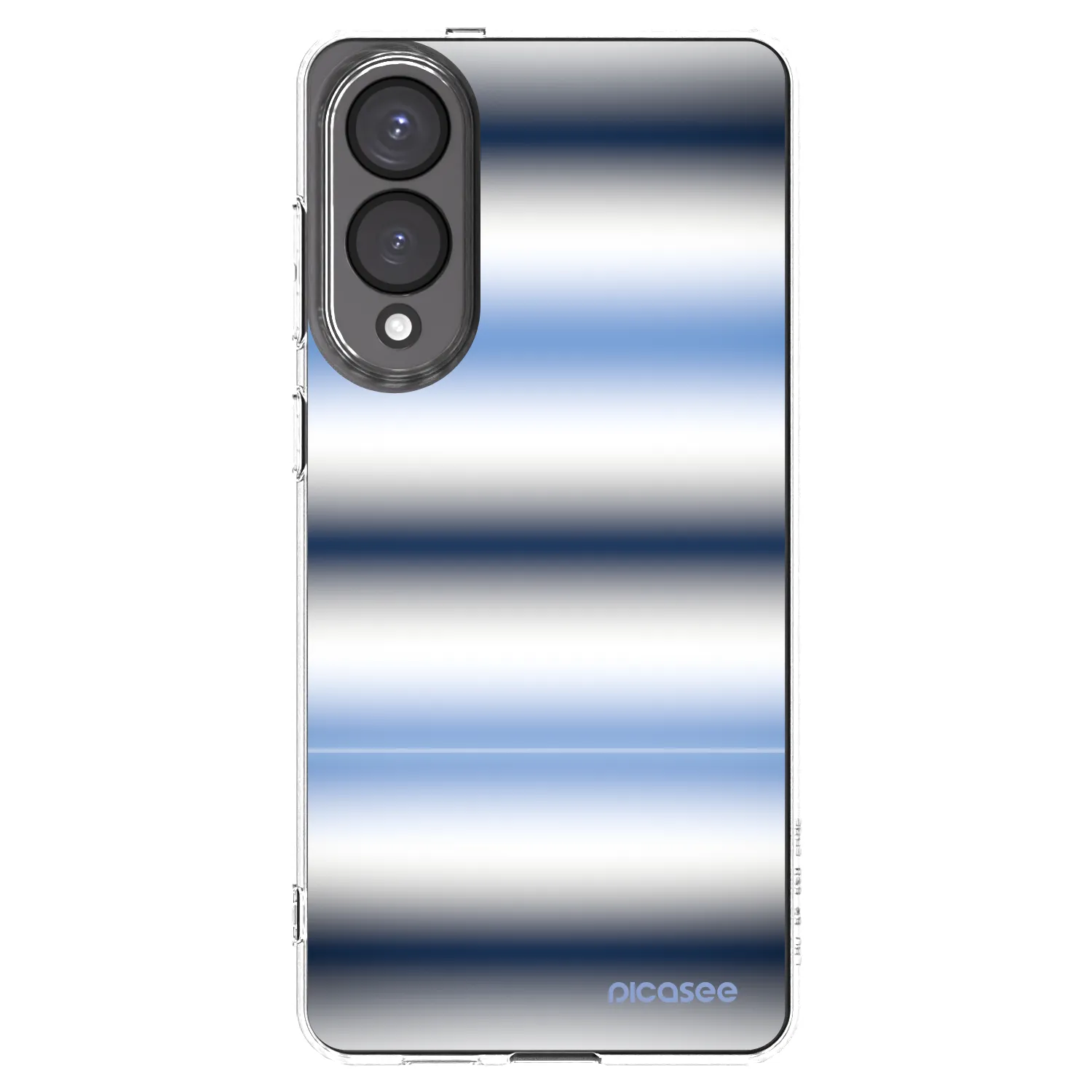Picasee silikonowe przeźroczyste etui na Samsung Galaxy S25 Edge 5G - Static Lines