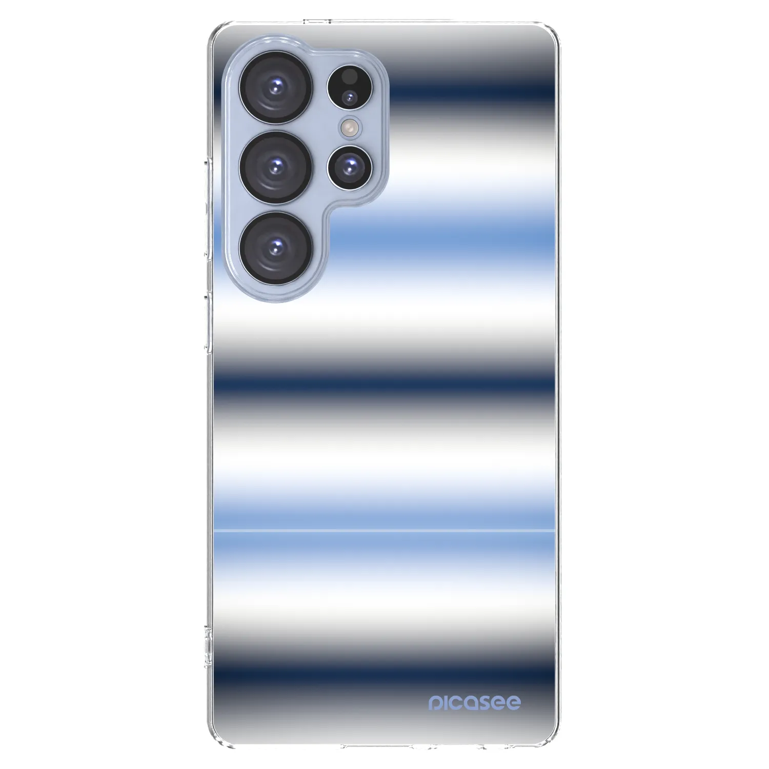 Picasee silikonowe przeźroczyste etui na Samsung Galaxy S25 Ultra 5G - Static Lines