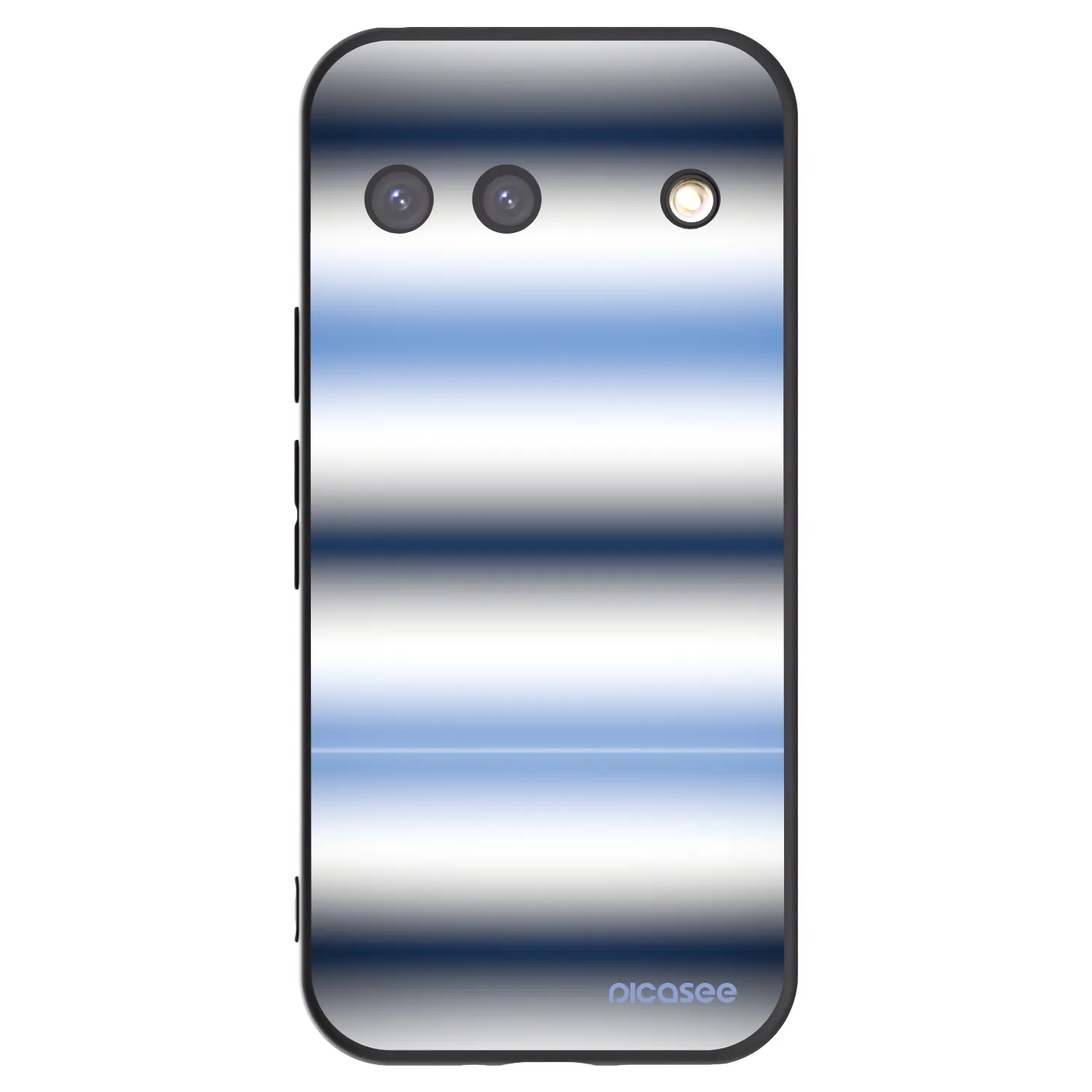 Picasee silikonowe czarne etui na Google Pixel 9 - Static Lines