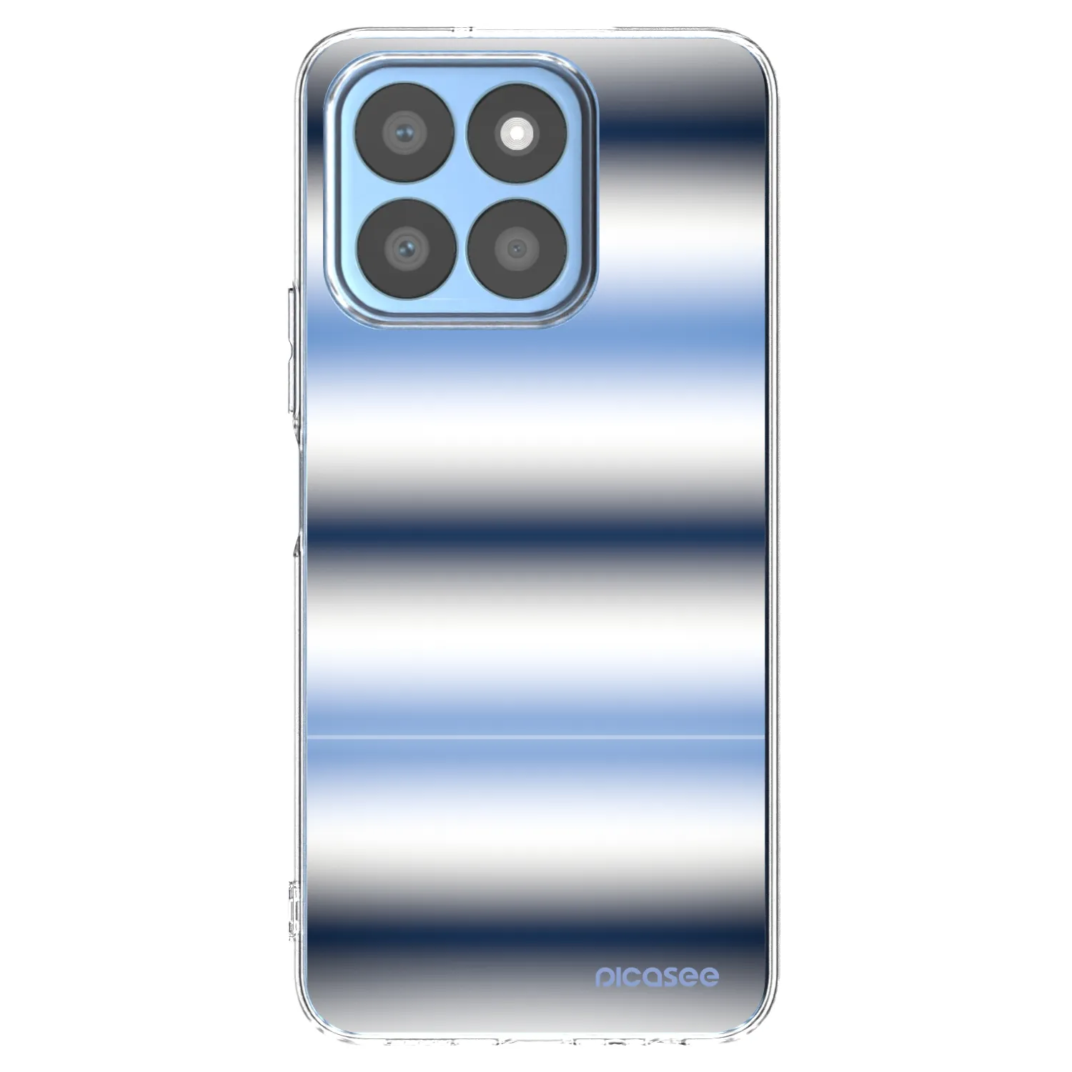 Picasee silikonowe przeźroczyste etui na Honor X8c - Static Lines