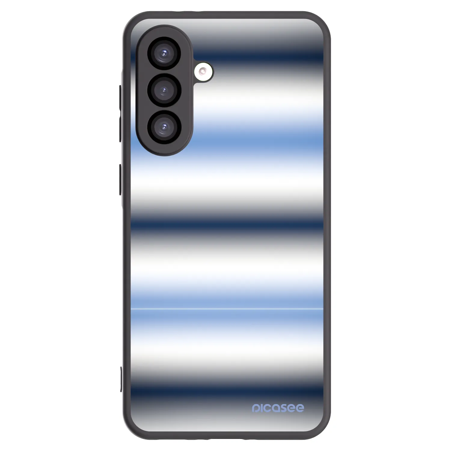 Picasee silikonowe czarne etui na Samsung Galaxy A26 5G A266B - Static Lines